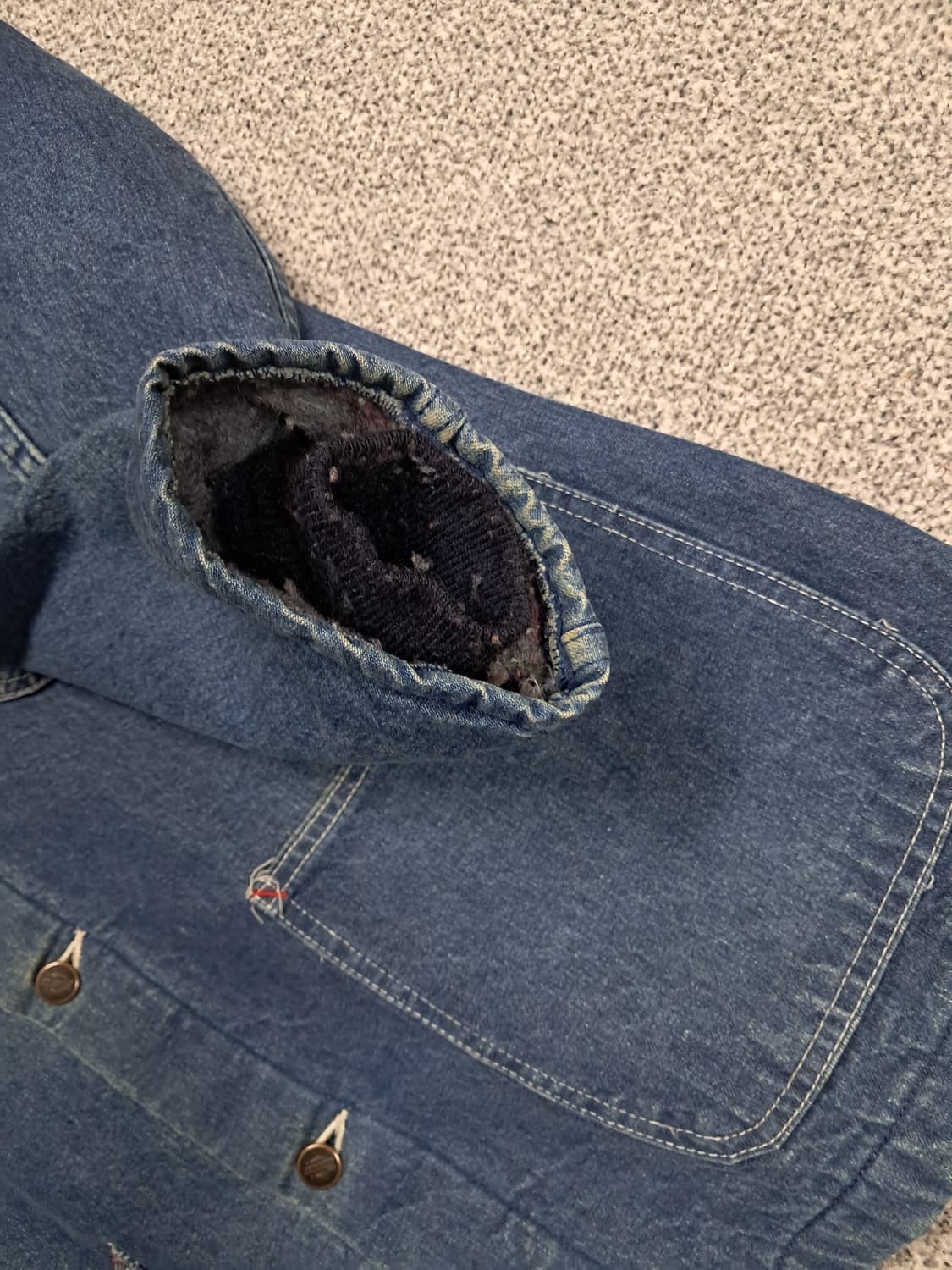 디키즈(Dickies) 빈티지 데님 초어 워크 자켓 상품이미지5