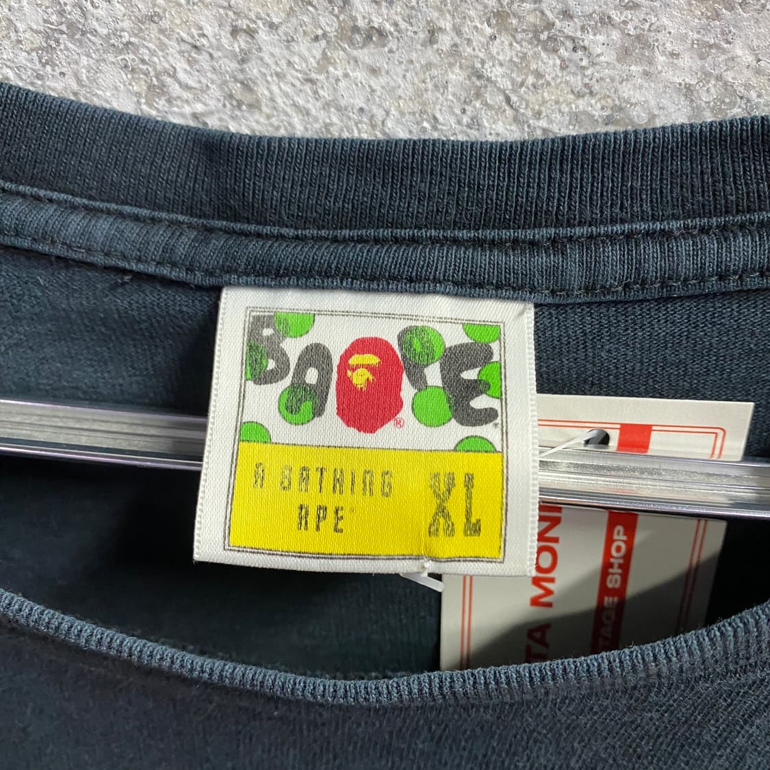 베이프 퍼스트 카모 컬리지 블랙 반팔 B4348 상품이미지6