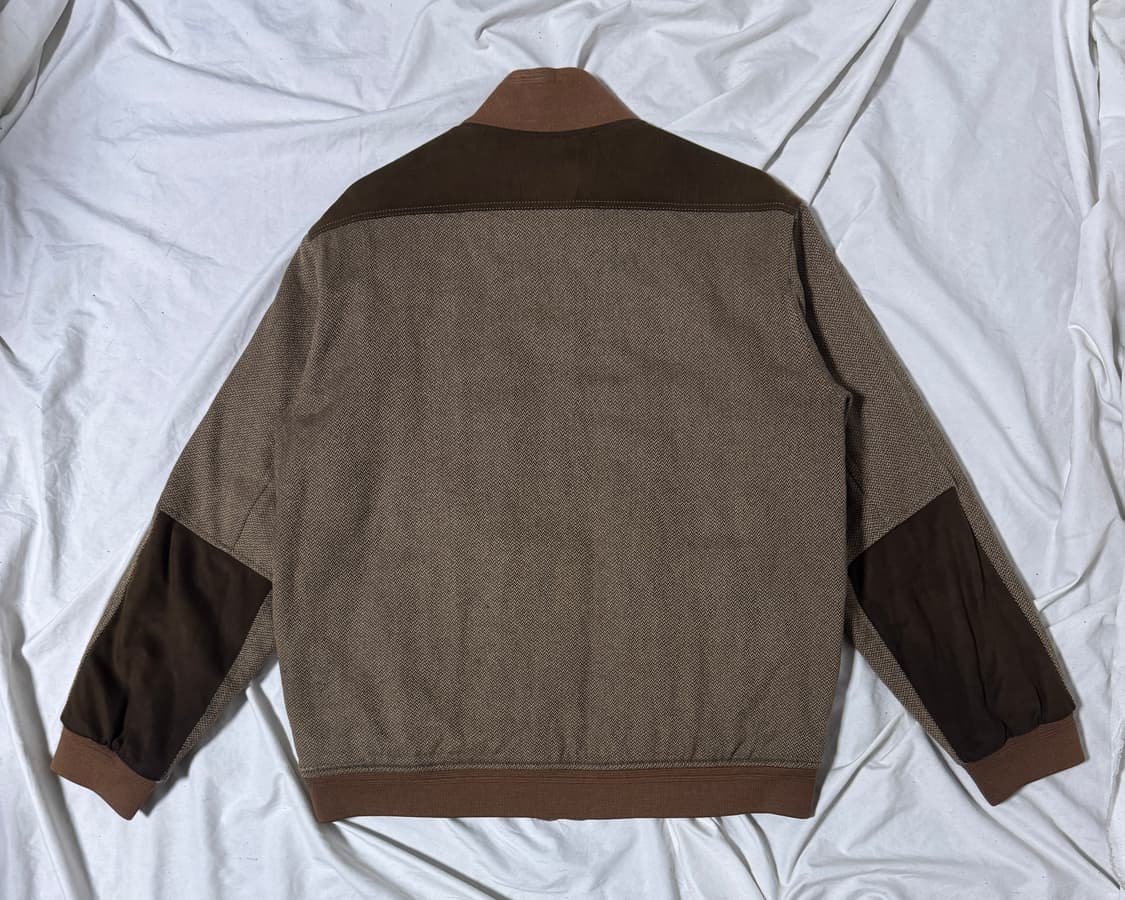 먼싱웨어 스웨이드 패치 헤링본 울 블루종 상품이미지2