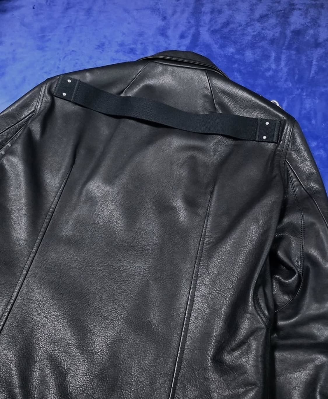 [52] 릭오웬스 스투지 체인 레더 바이커 자켓 상품이미지5