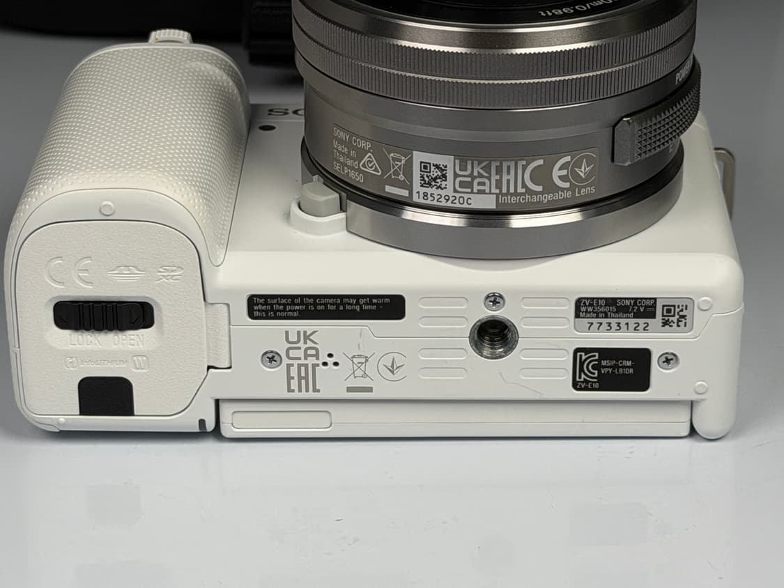소니 ZV-E10 화이트 미러리스 카메라 신품급 119컷 상품이미지5