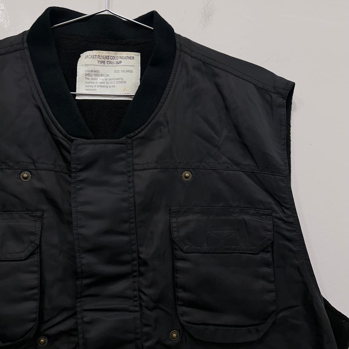 미공군 TYPE CWU 36/P 테크 포켓 베스트 상품이미지1