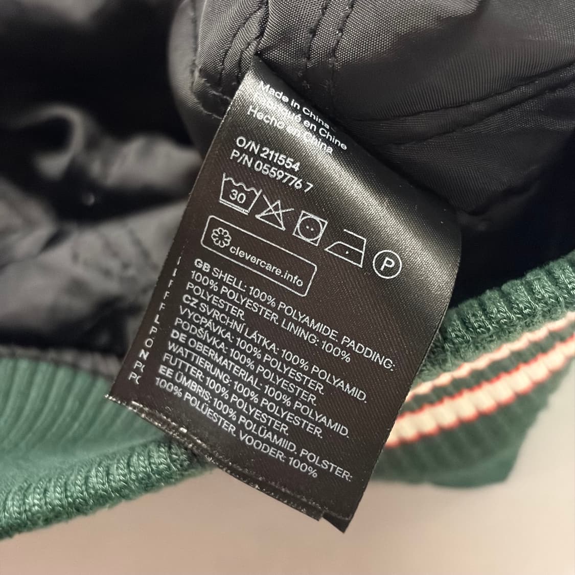 [L]. 흐앤므 LOGG 그린 WICKS 야구 점퍼 비시티 자켓 B803 상품이미지6