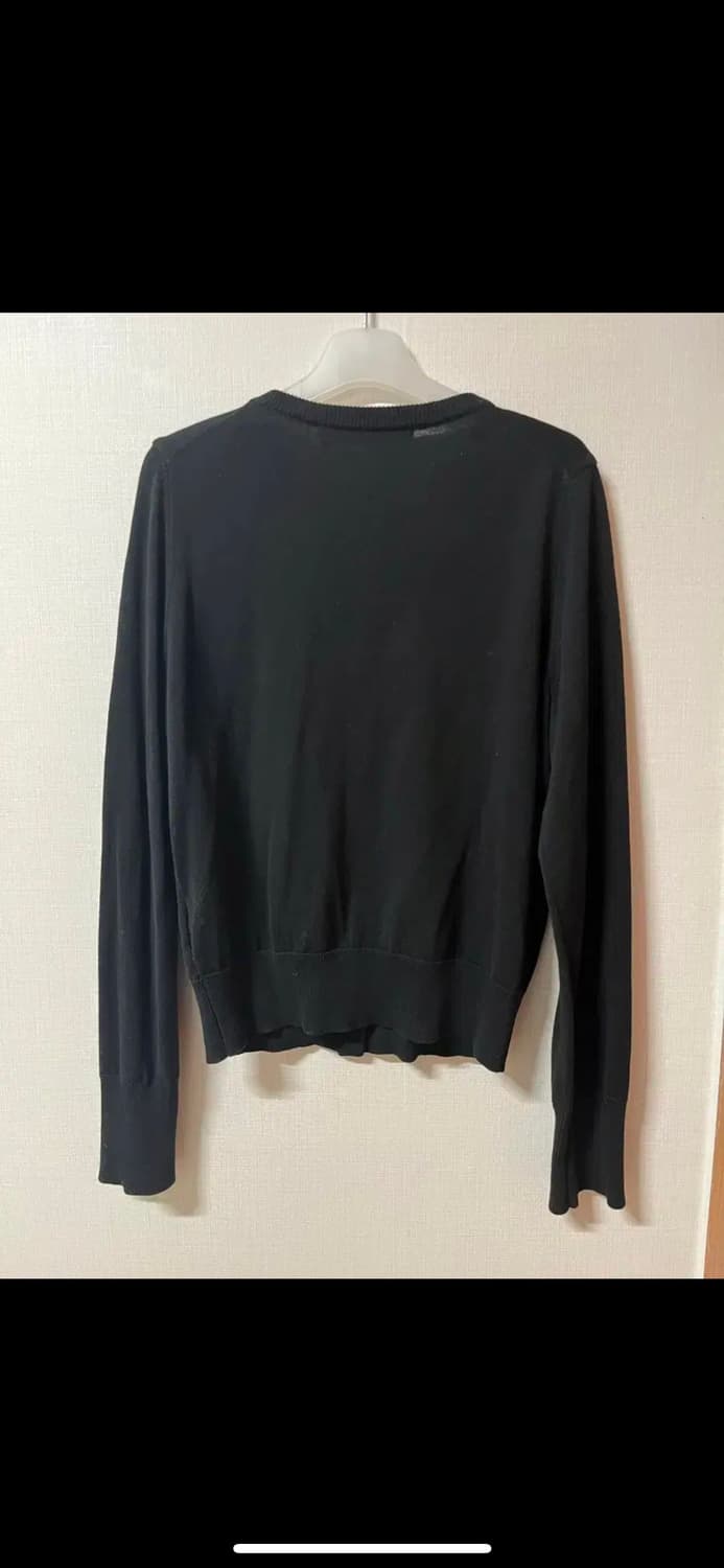 엔조블루스 도트 클래식 가디건 (Black) 상품이미지2