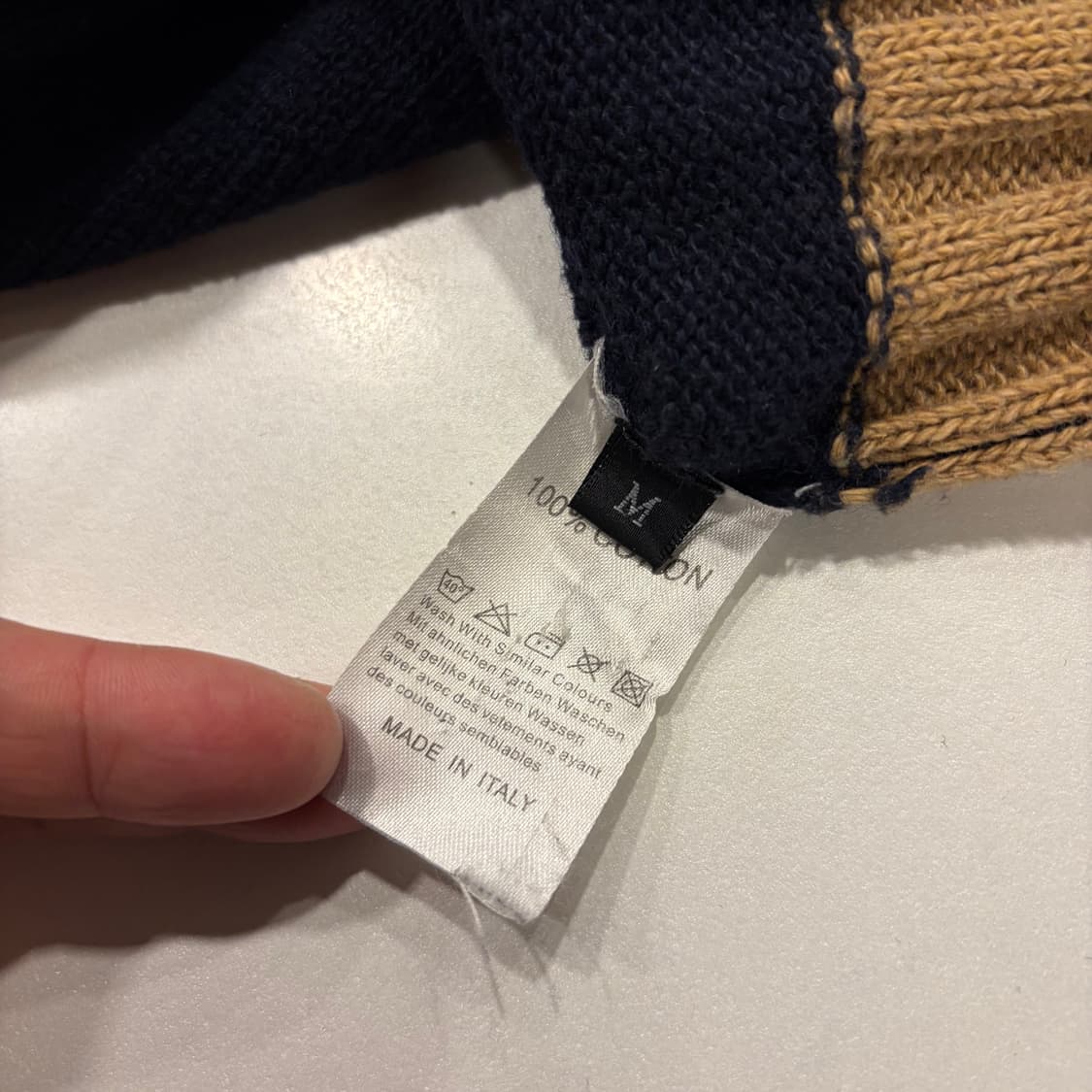 [M] 비비안웨스트우드 빅로고 오렌지 니트 B949 상품이미지5