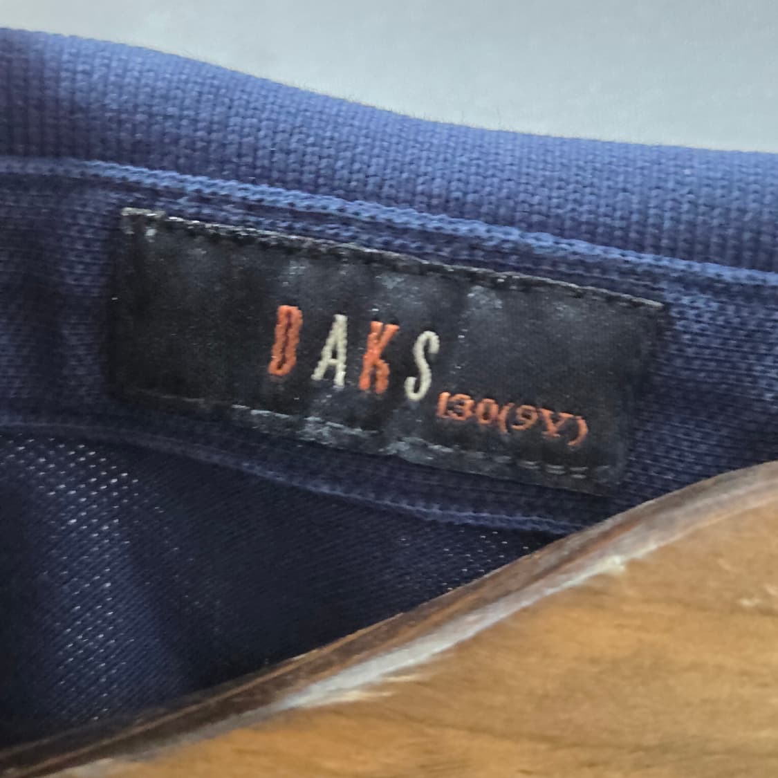 닥스 키즈 피케 카라티 네이비 130/9Y 상품이미지3