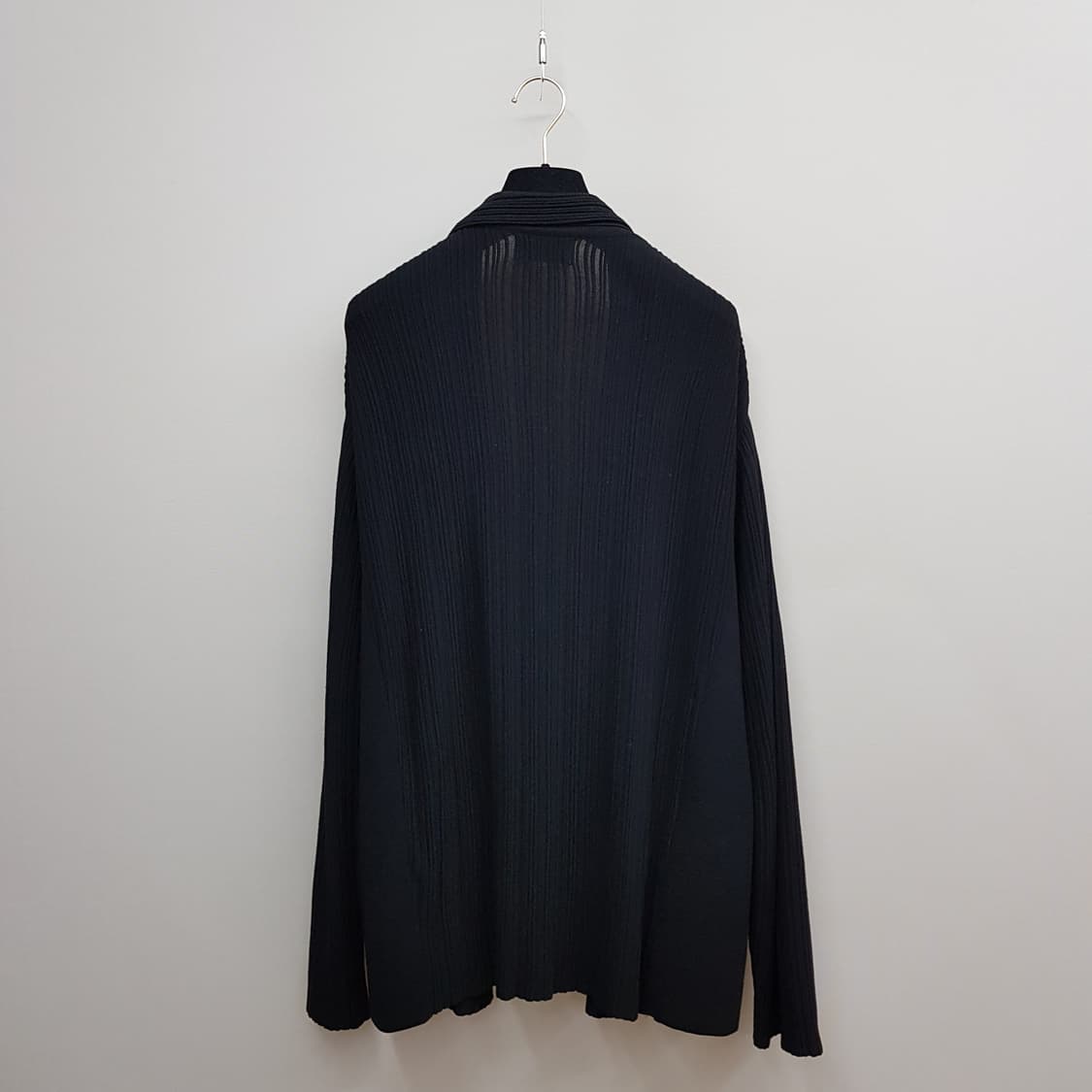 한섬 타임옴므 2021 플리츠 오픈 가디건 자켓 95사이즈 상품이미지4