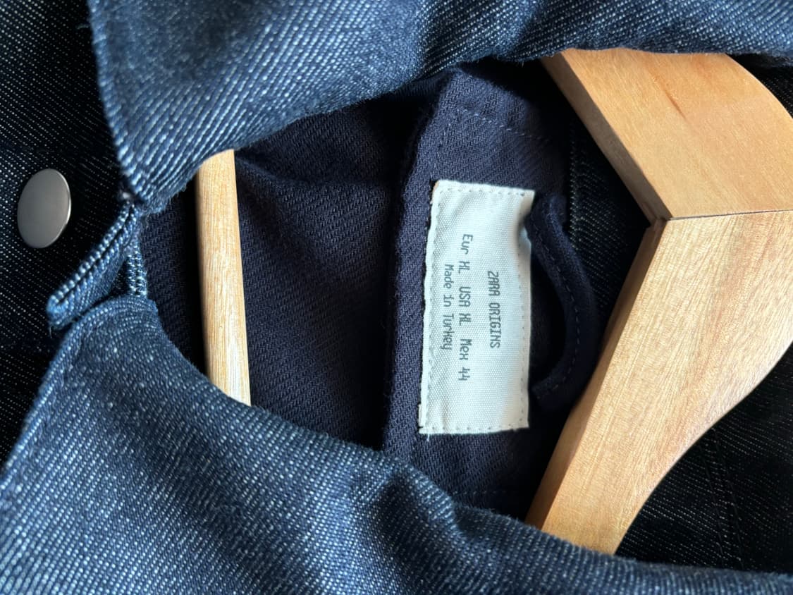 자라 오리진스 데님자켓 xl 상품이미지2