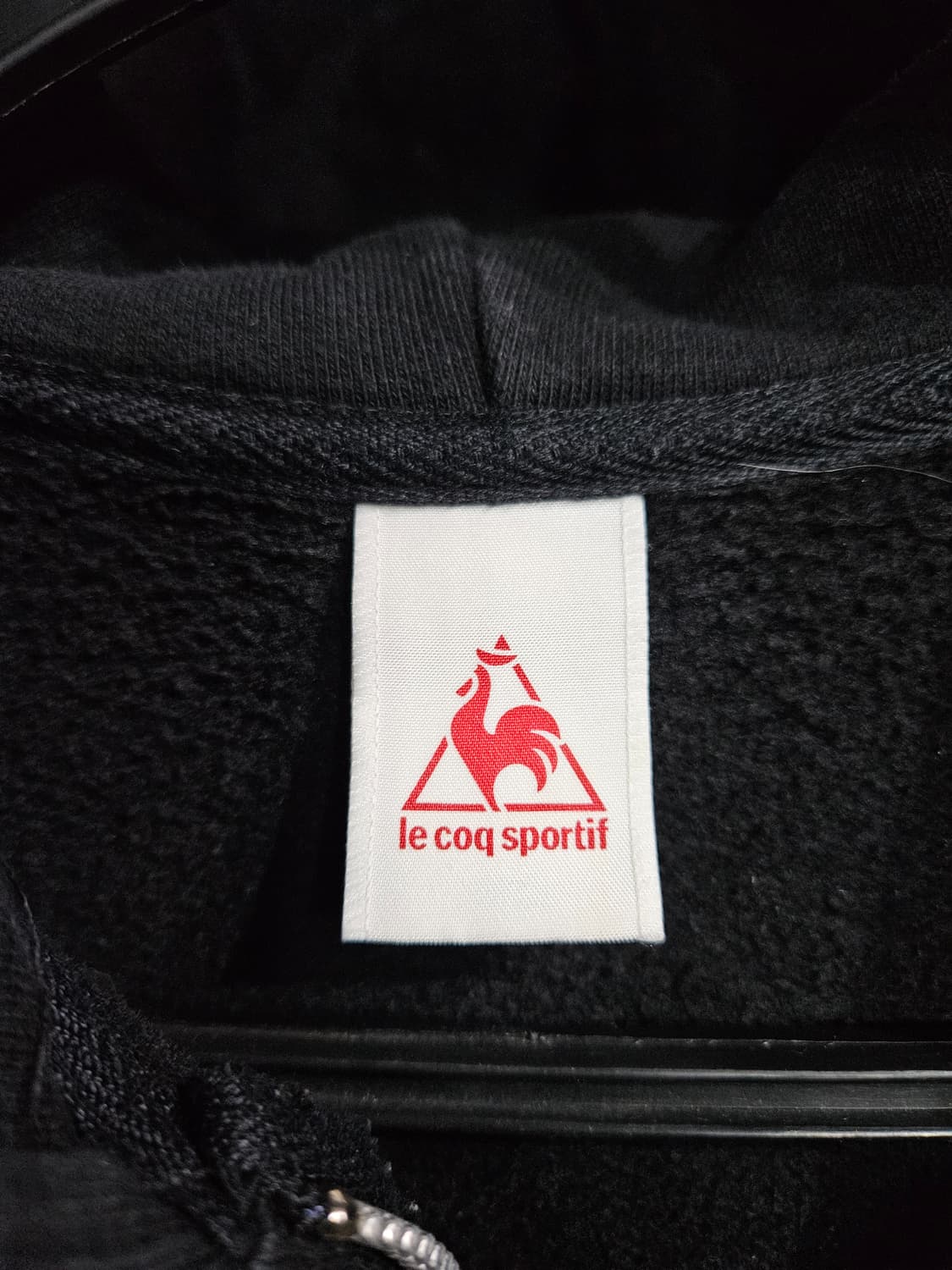 르꼬끄 자수 블랙 남성 슬림핏 95 기모 후드집업  상품이미지3