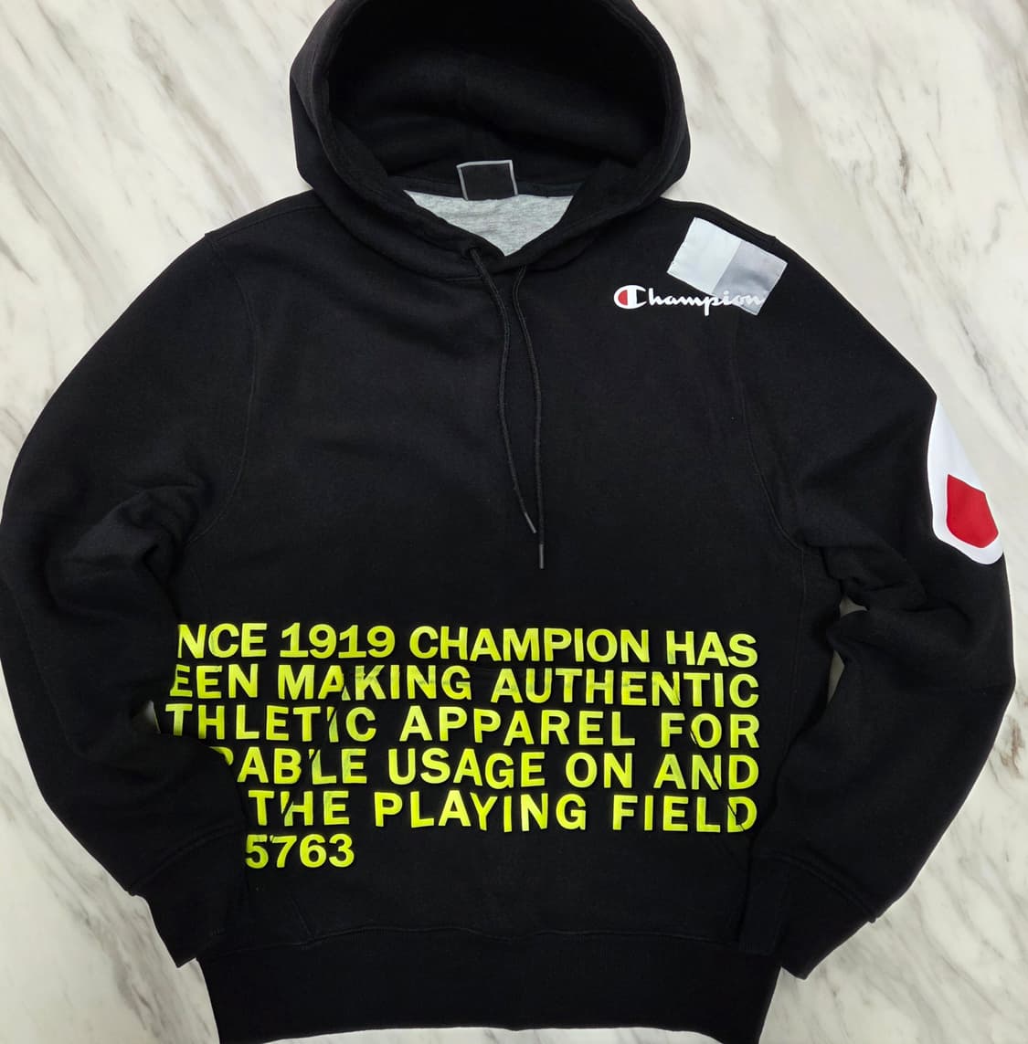 챔피온 레터링 풀오버 후드 상품이미지1