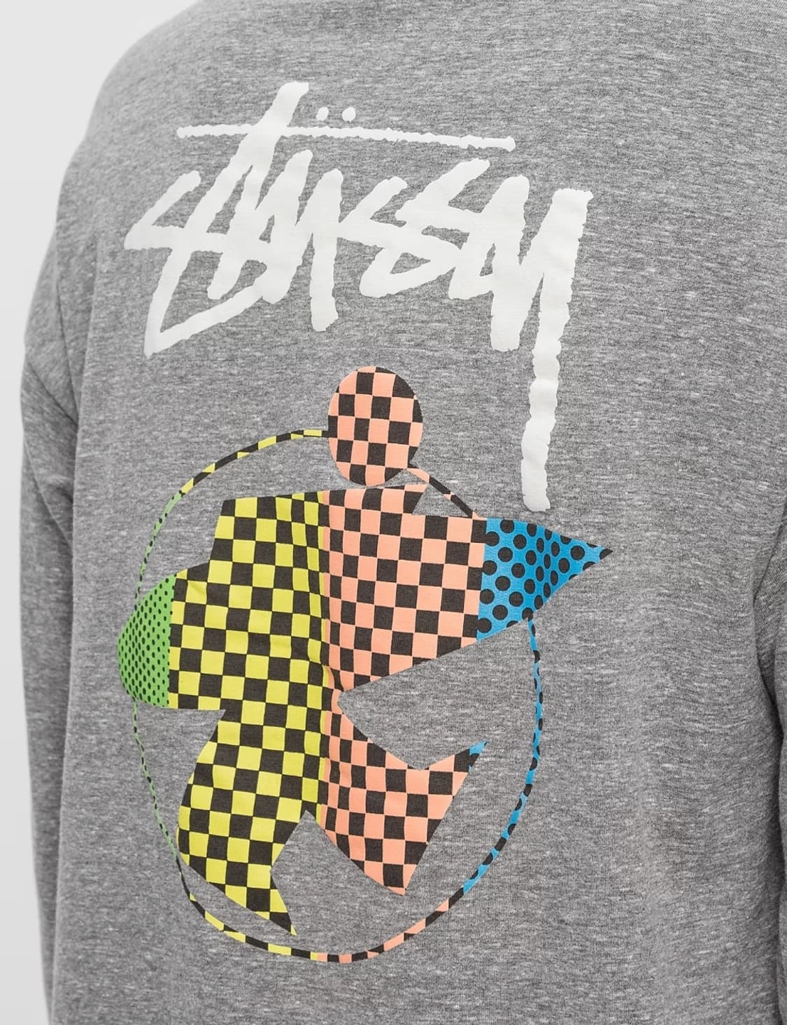 스투시 그래픽 후드집업 그레이 S 상품이미지3