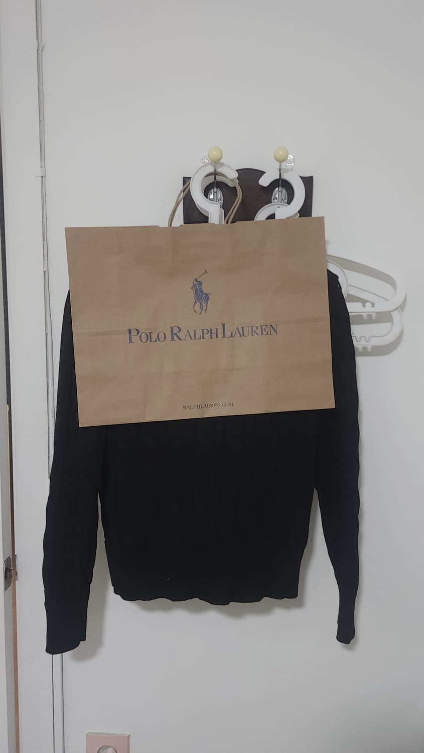 폴로 랄프로렌 꽈배기 가디건 블랙 XS 상품이미지1