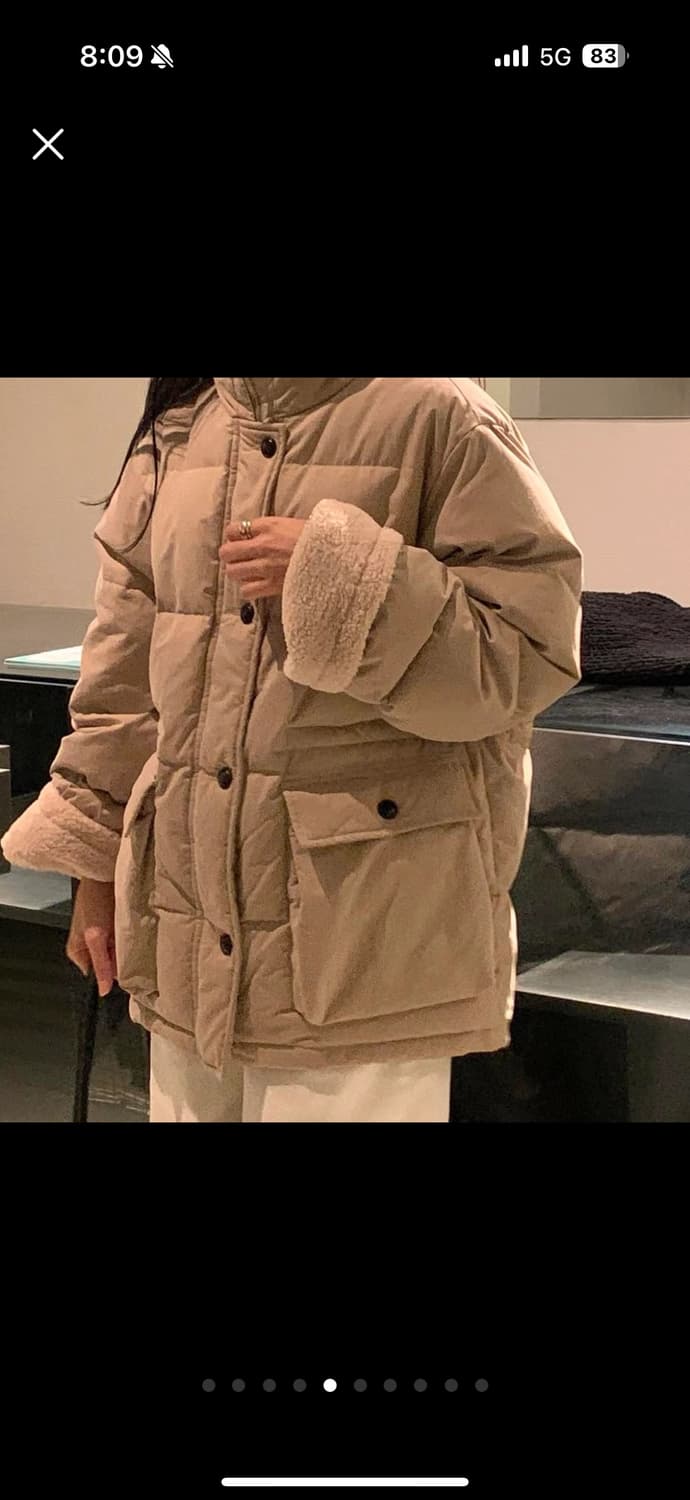 베르가못 도매택 패딩 상품이미지5