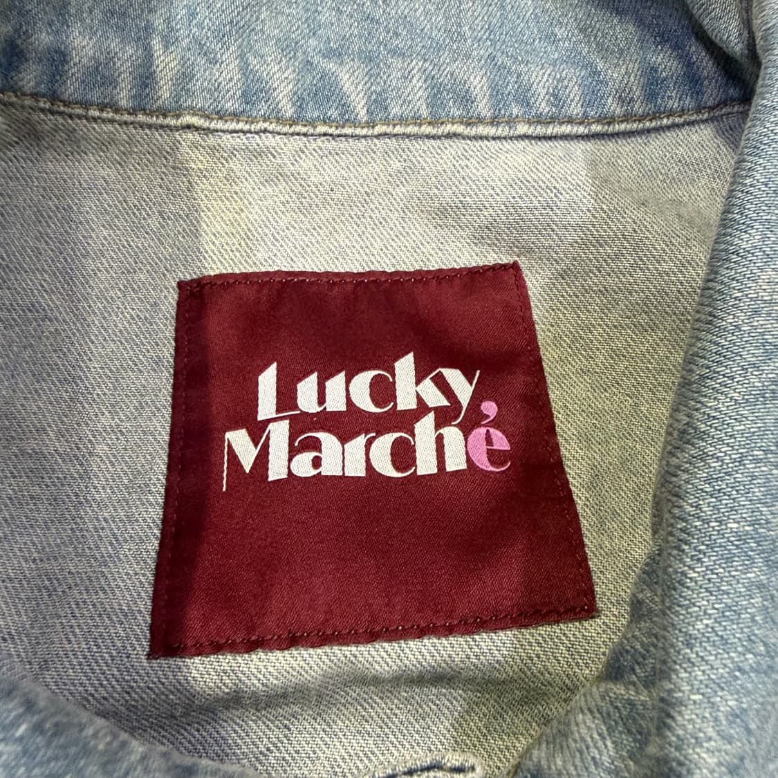 럭키 마르쉐 데님조끼  상품이미지3