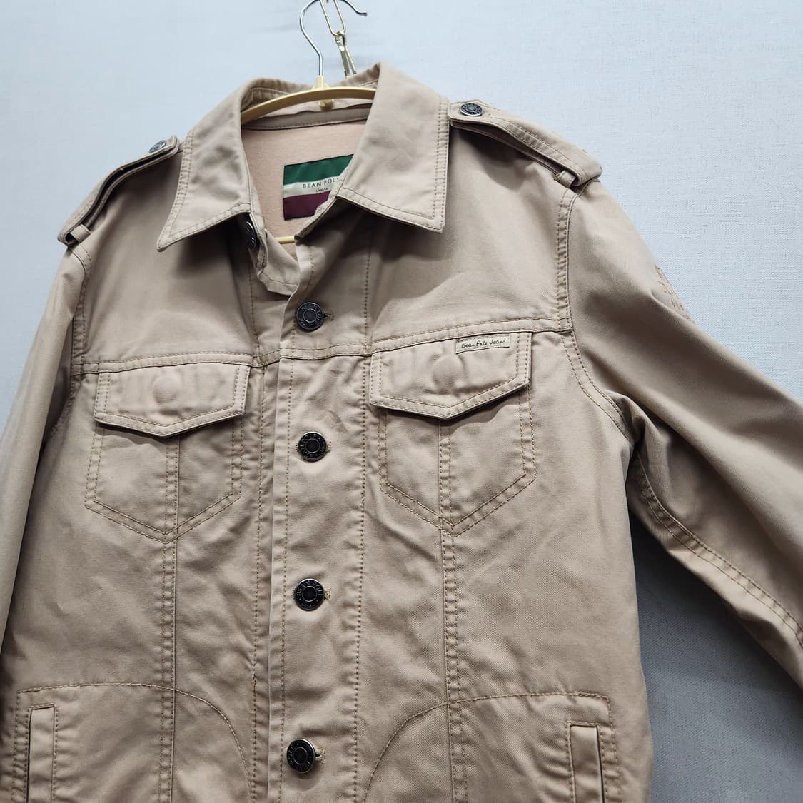 빈폴 투포켓 견장 로고 자켓 M 상품이미지2