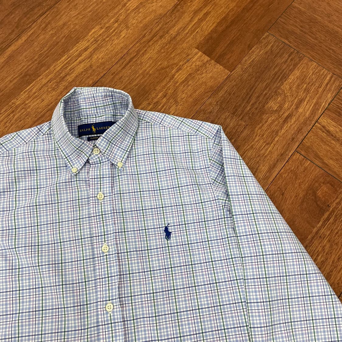 폴로 체크 셔츠 상품이미지1