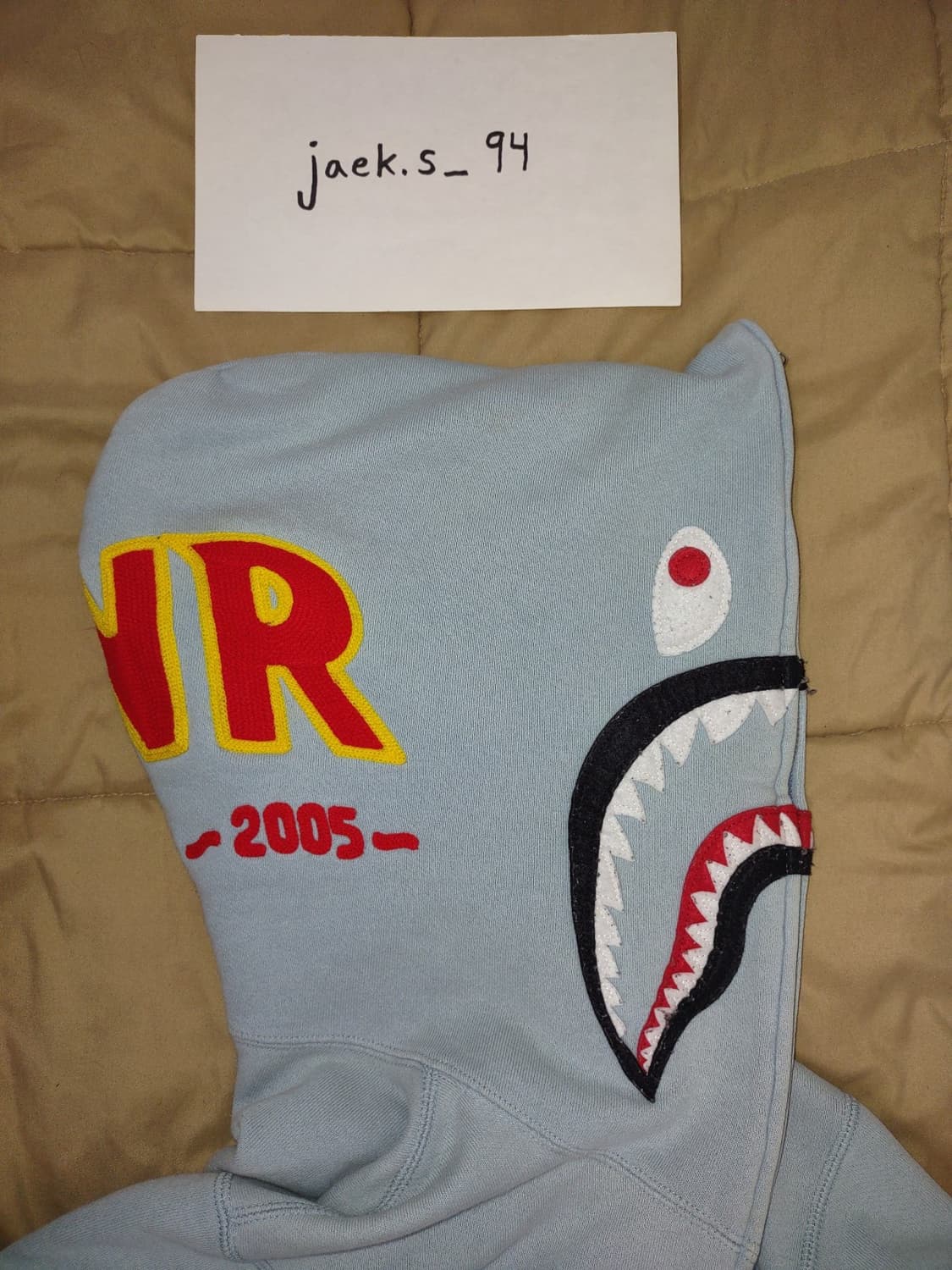 베이프 PONR 샤크 후드집업 상품이미지3