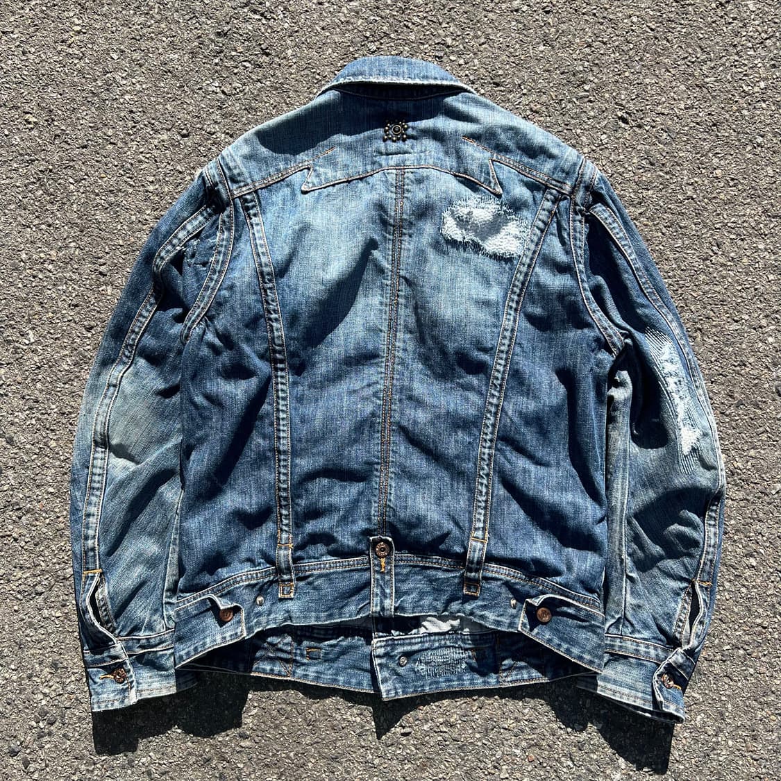 Parasuco 보로 웨스턴 데님 자켓 상품이미지5