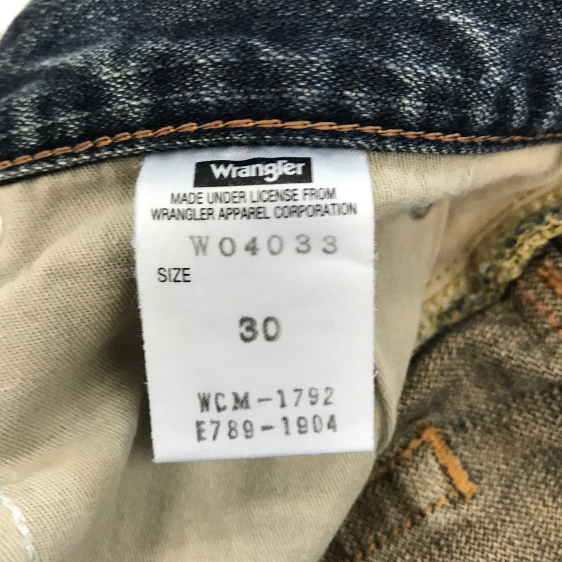 Wrangler 랭글러 W4033 스트레이트 데님 [30] 상품이미지6