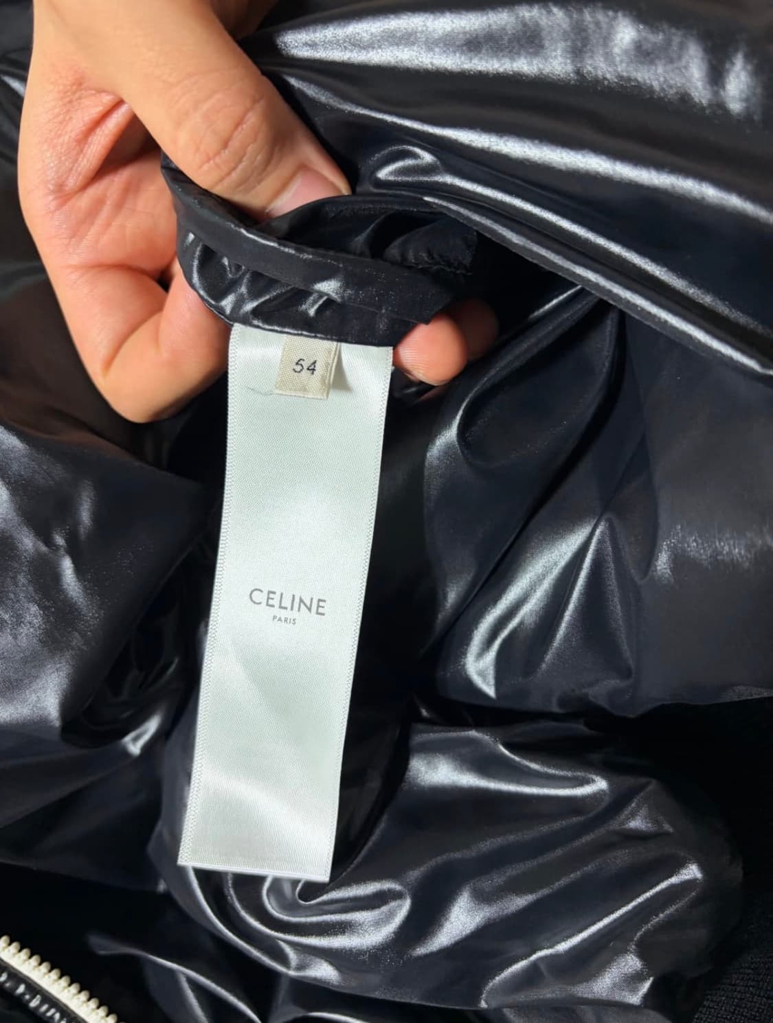 [54] 셀린느 새틴 패디드 봄버 패딩자켓 상품이미지6