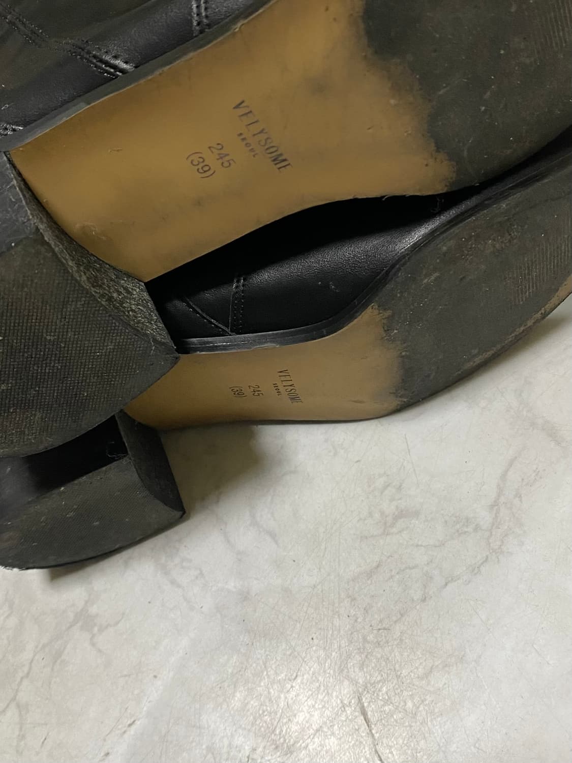 블리썸 가죽 롱 부츠 240 ~ 245 상품이미지5