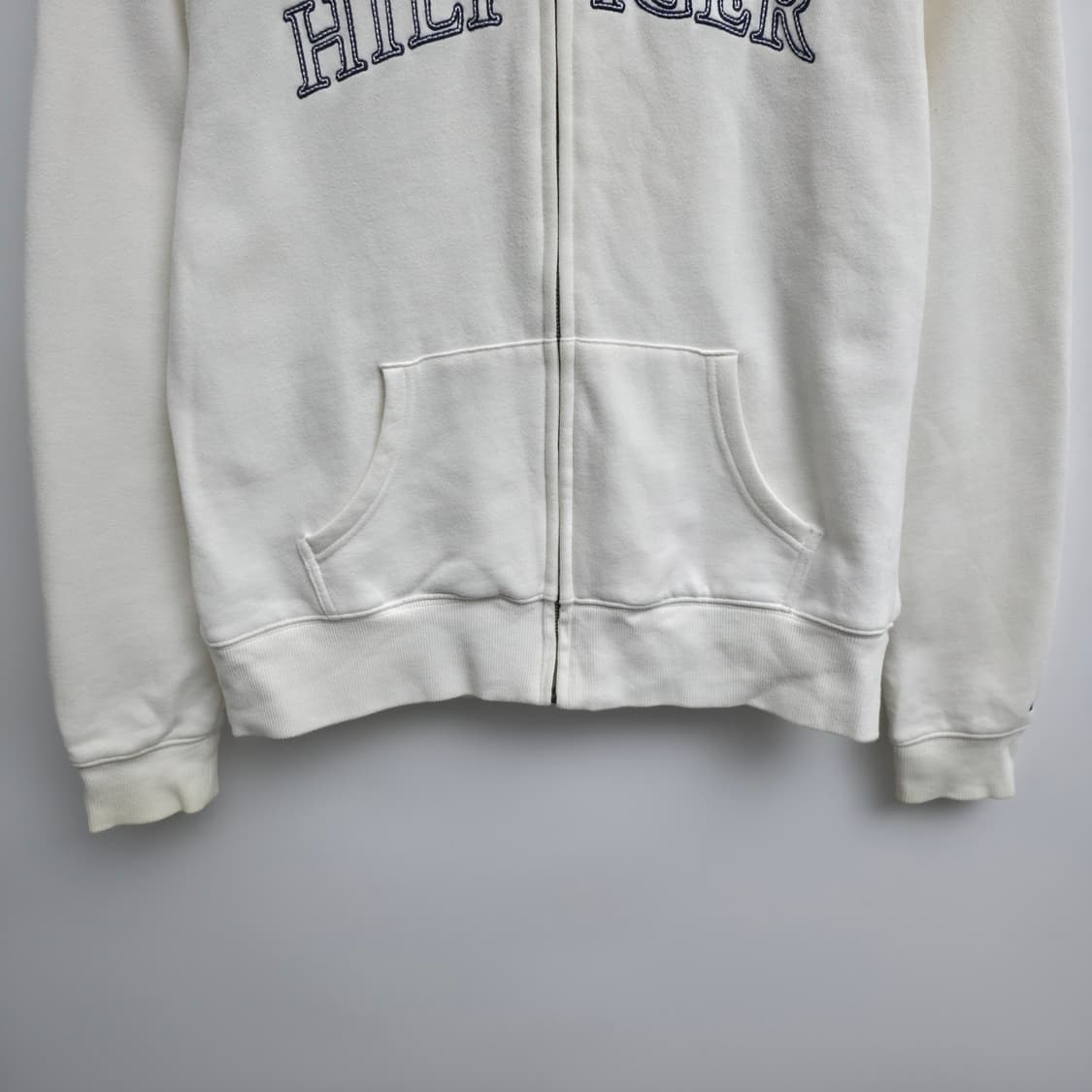 [L] 타미힐피거 화이트  후드집업 상품이미지3