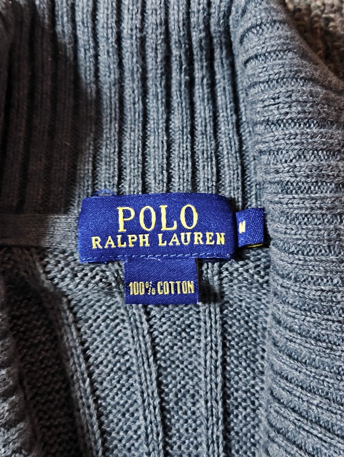 M 폴로랄프로렌 숄카라 레드포니 가디건 상품이미지2