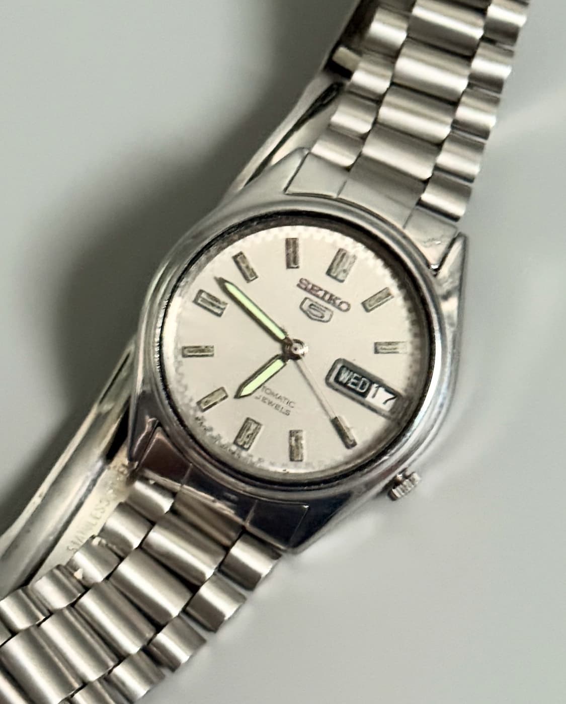 vintage SEIKO 5 Automatic metal watch 상품이미지2