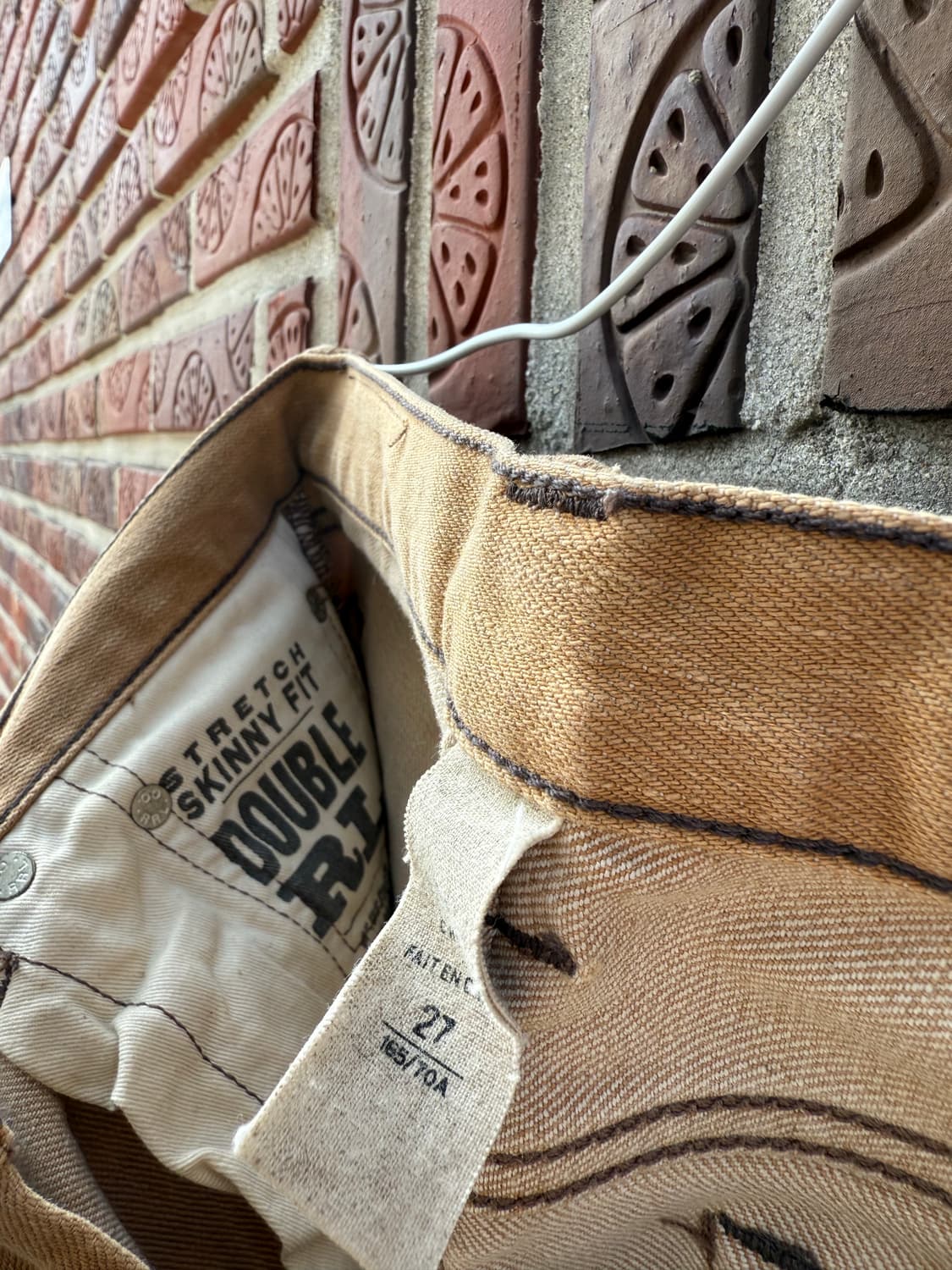 RRL 더블알엘 스트레치 스키니핏 팬츠 (카멜 컬러 / 27) 상품이미지3