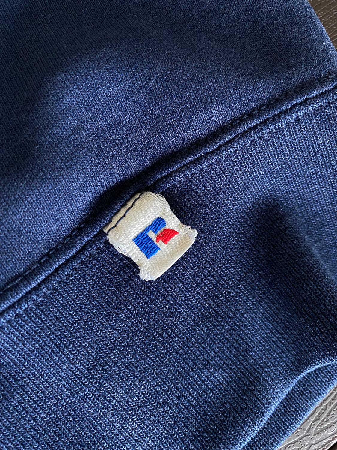 (L) 90s 빈티지 러셀 스웻셔츠 네이비 USA 상품이미지4