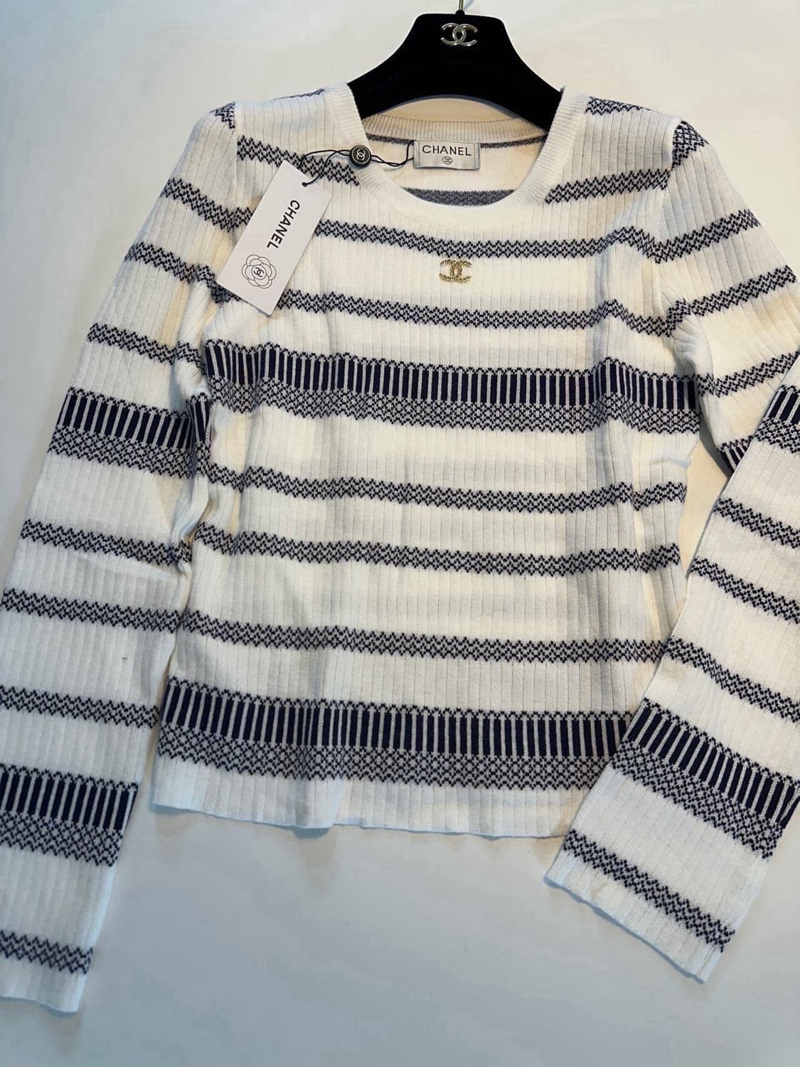(새상품)샤넬줄지니트 상품이미지7