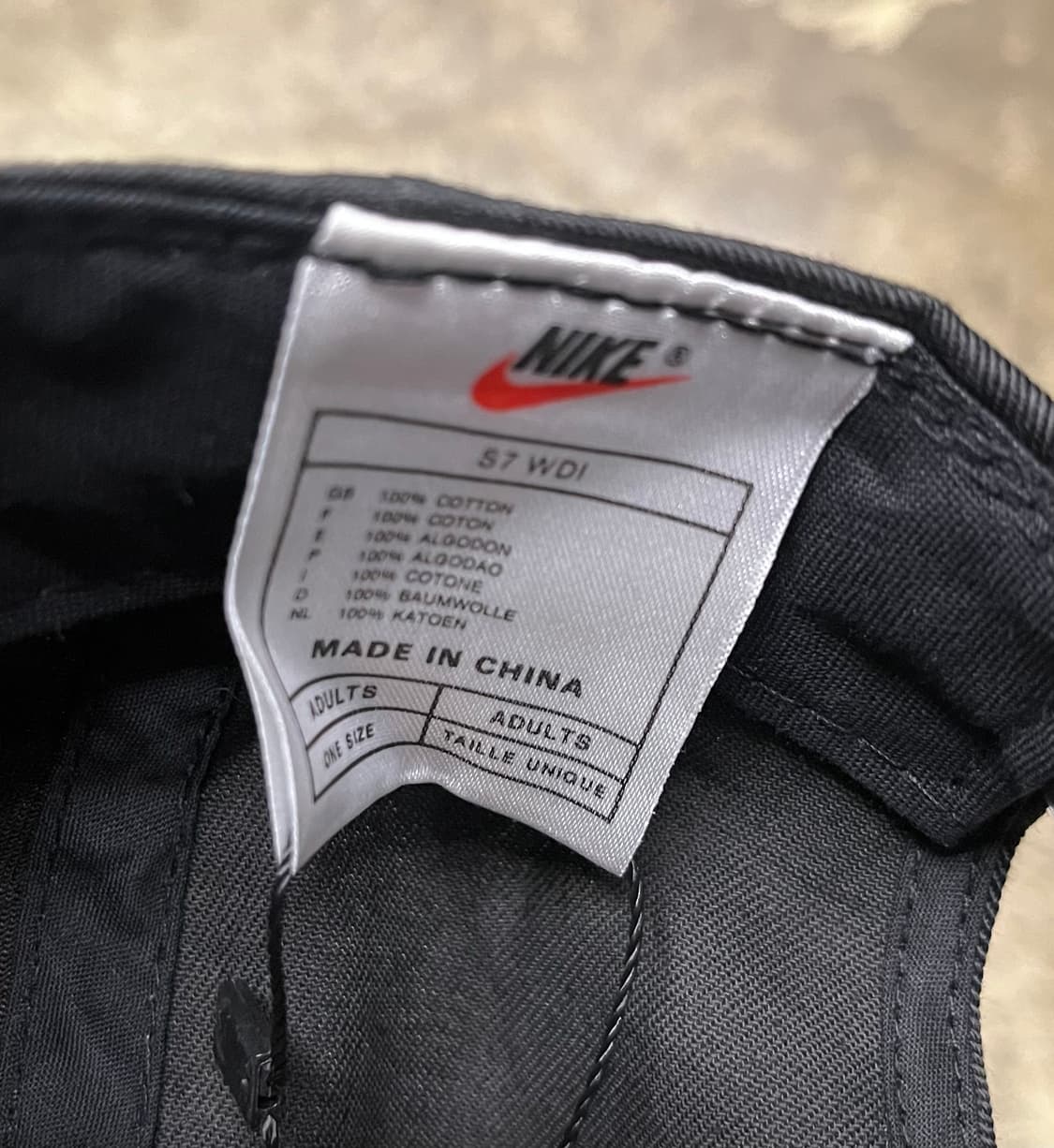 90s 나이키 블랙 볼캡 Just Do It 자수 상품이미지6