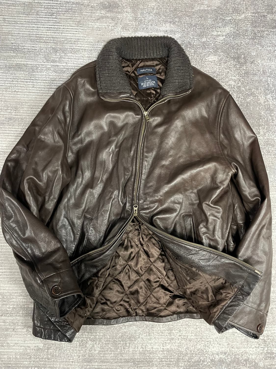 VTG NAUTICA 울카라 리얼레더  상품이미지5