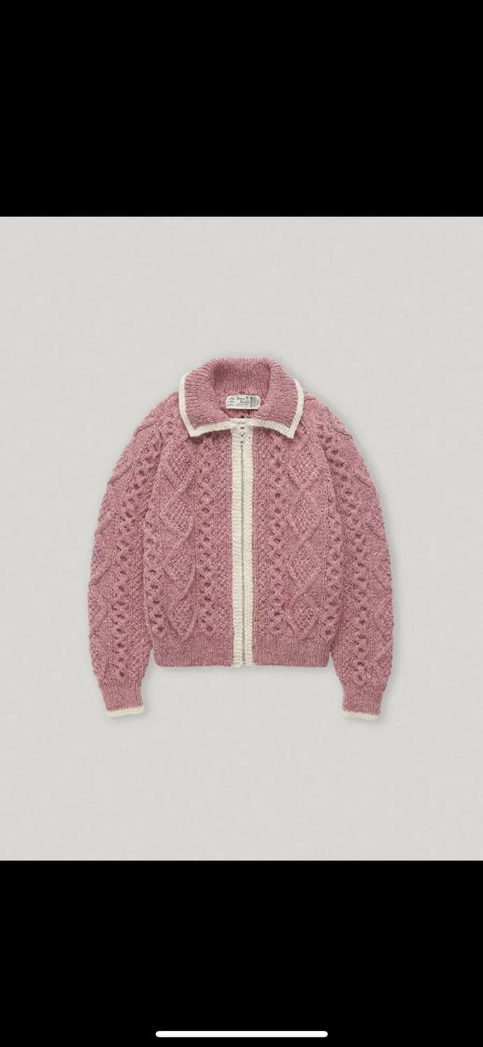 스무드무드 로즈우드 지퍼 가디건 상품이미지1