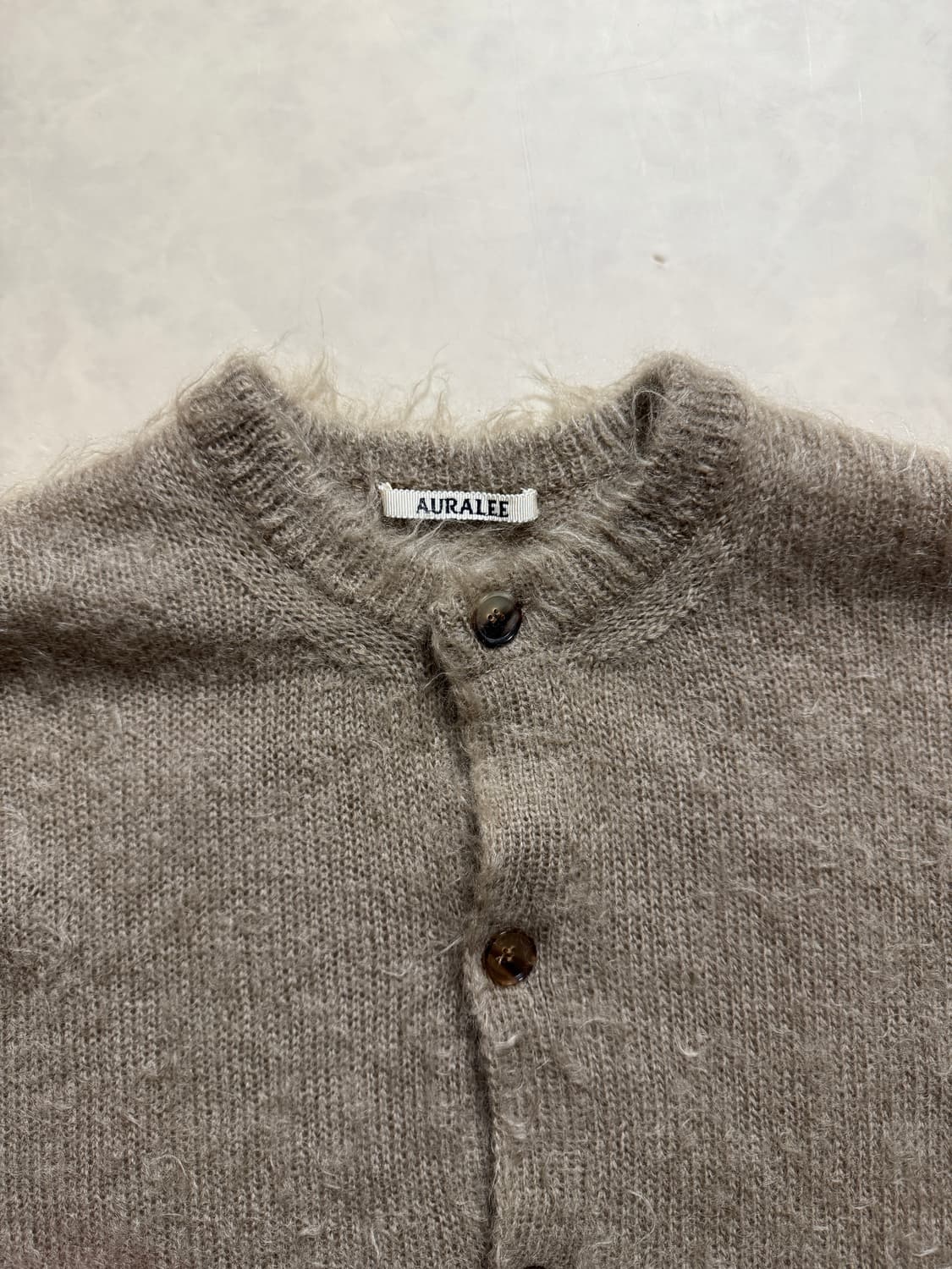 오라리 24aw 슈퍼키드 모헤어 가디건 5 상품이미지2