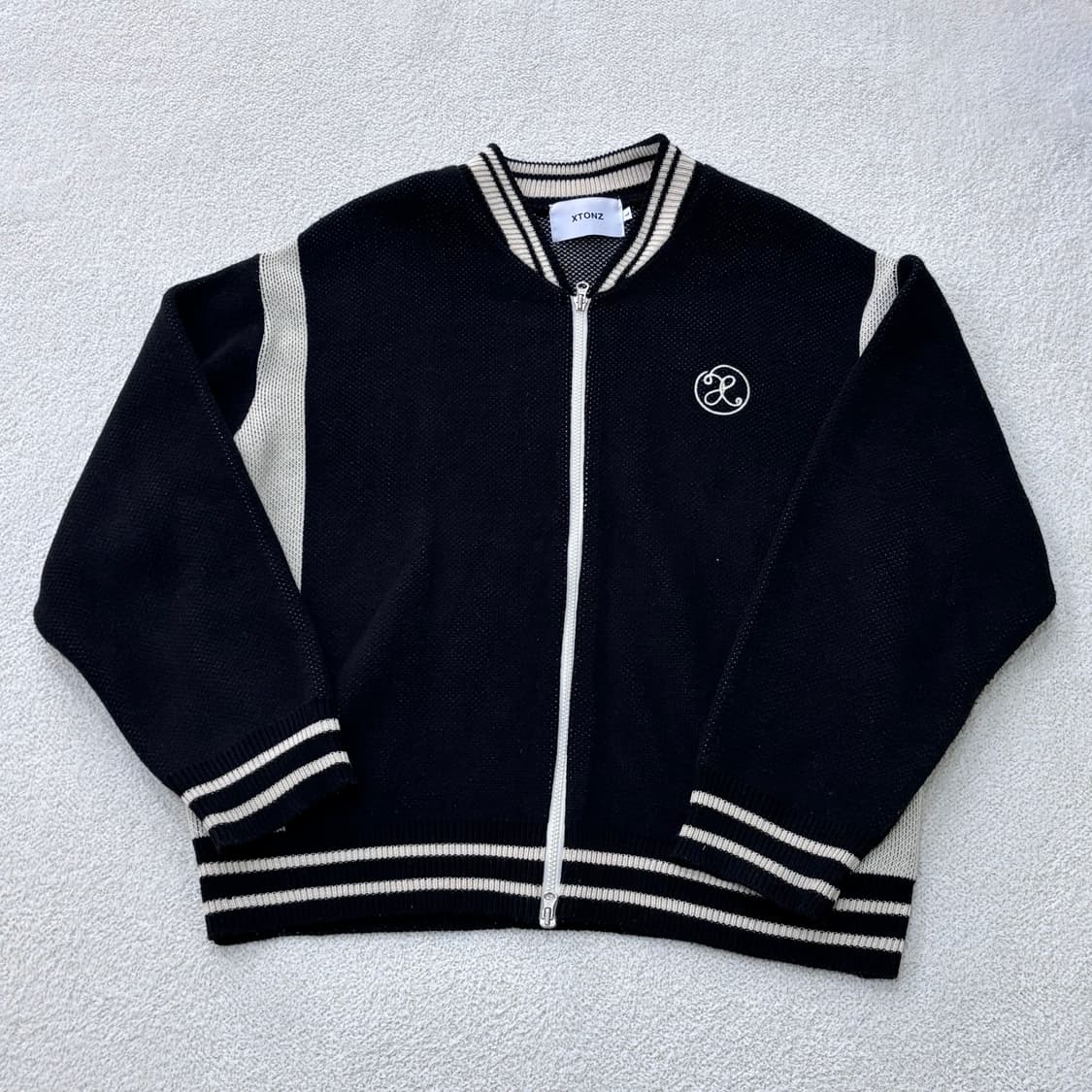 L 엑스톤즈 투웨이 니트 집업 0305E 상품이미지1