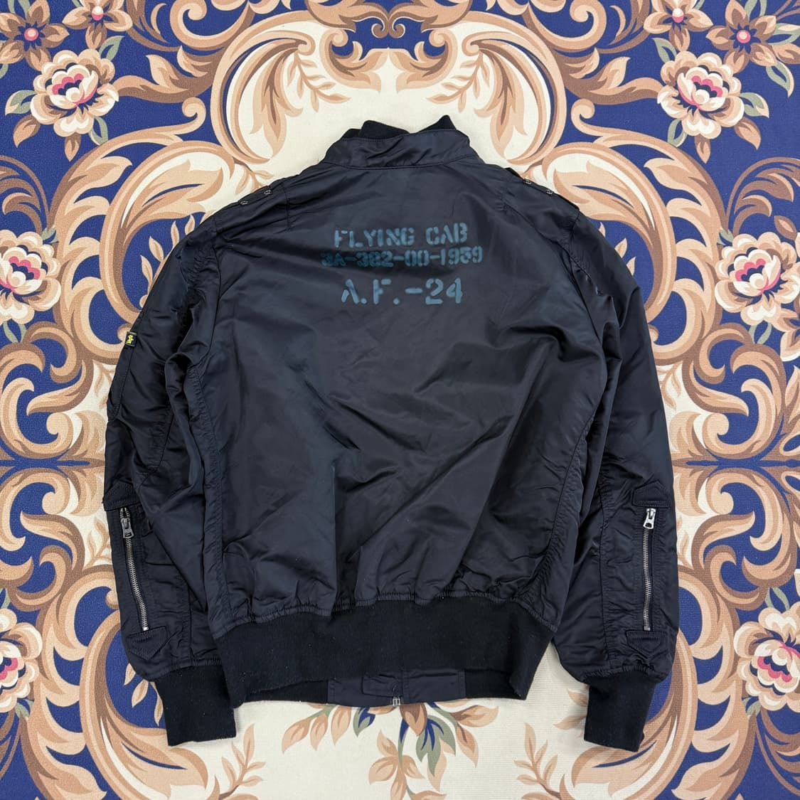 (S)알파 인더스트리 스탠실 봄버 자켓(블랙) 상품이미지6