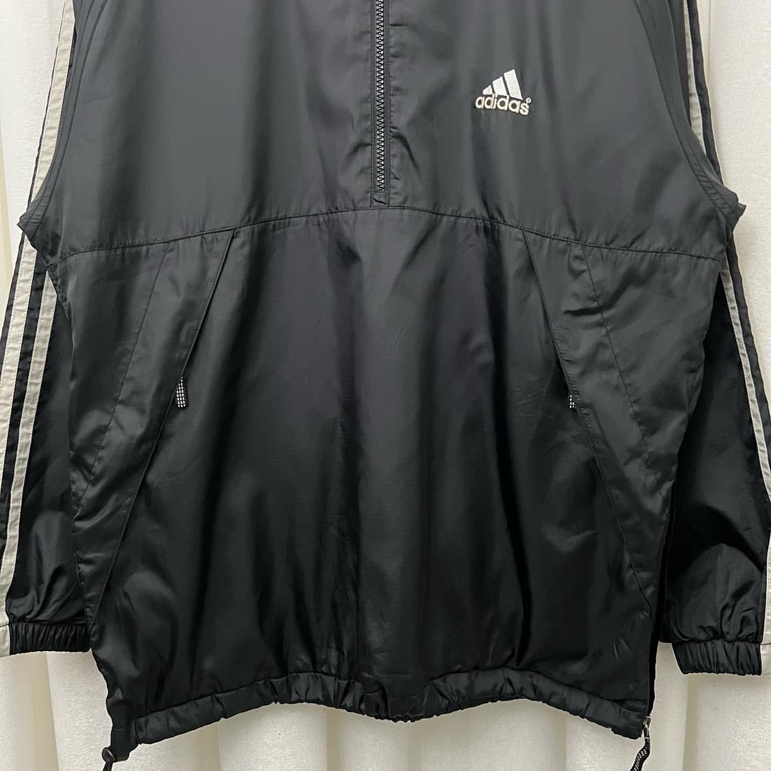 아디다스 블랙 점퍼 아노락 상품이미지3