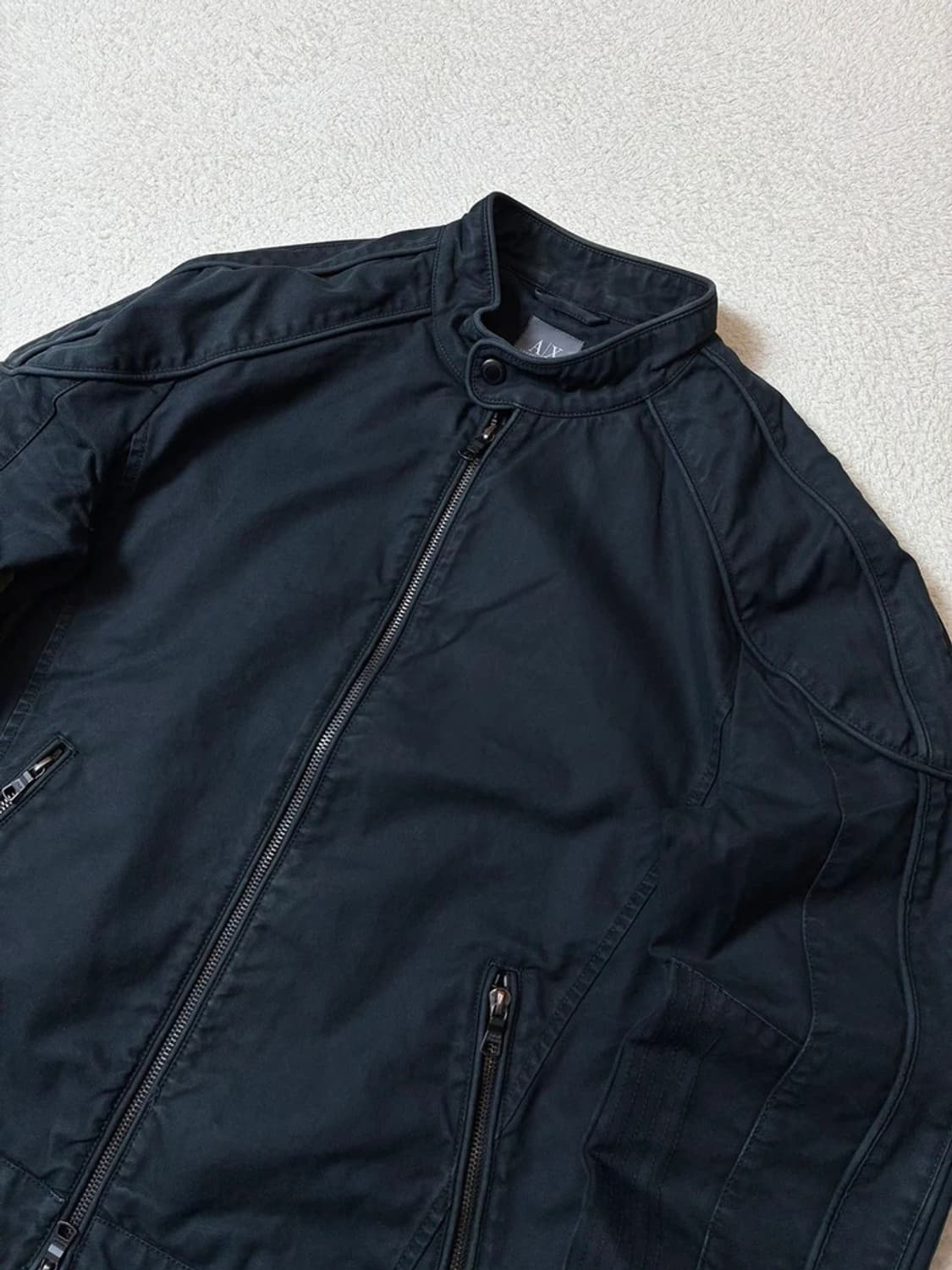 아르마니 익스체인지 00's 파이핑 라이더 자켓 PN7389 상품이미지3