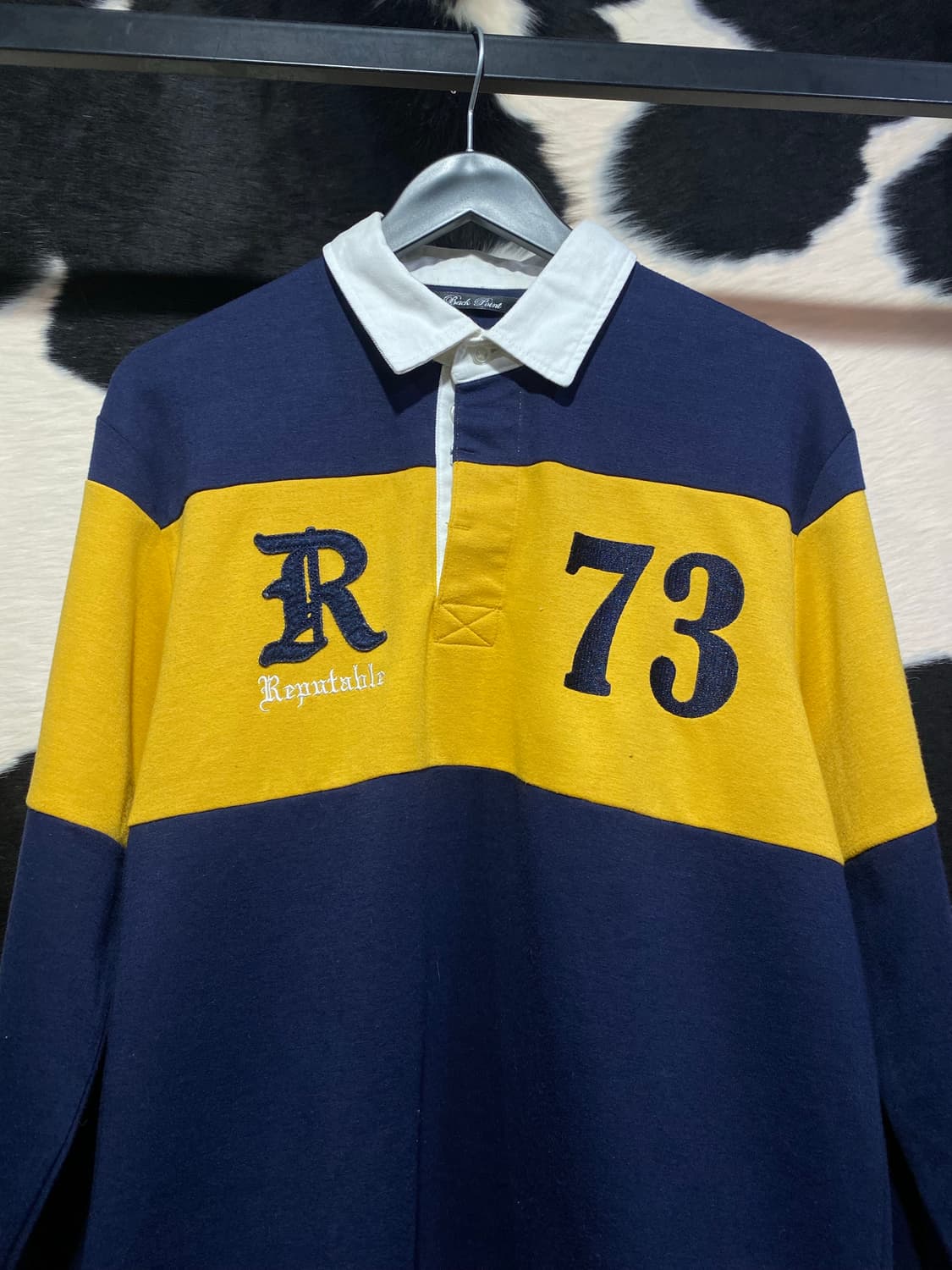 Japanese vtg 패치 디테일 럭비 맨투맨 상품이미지2