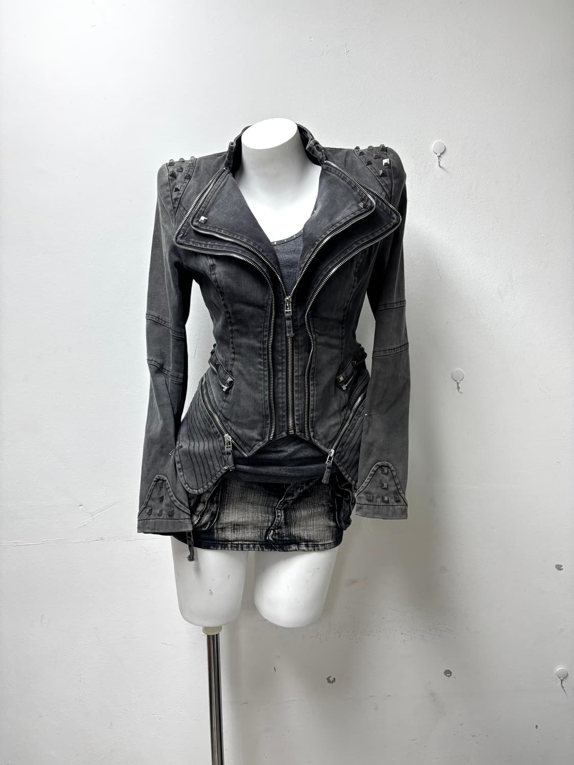 [SHALANG]00’s Rare Design Zip&Stud Detai 상품이미지6