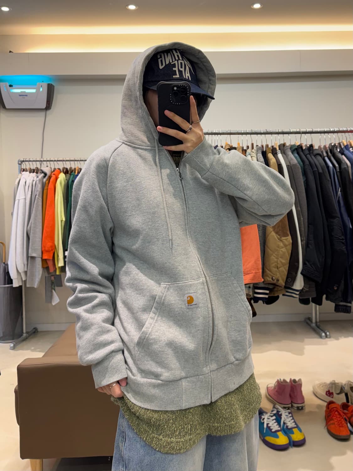 칼하트 wip 후드집업 상품이미지7