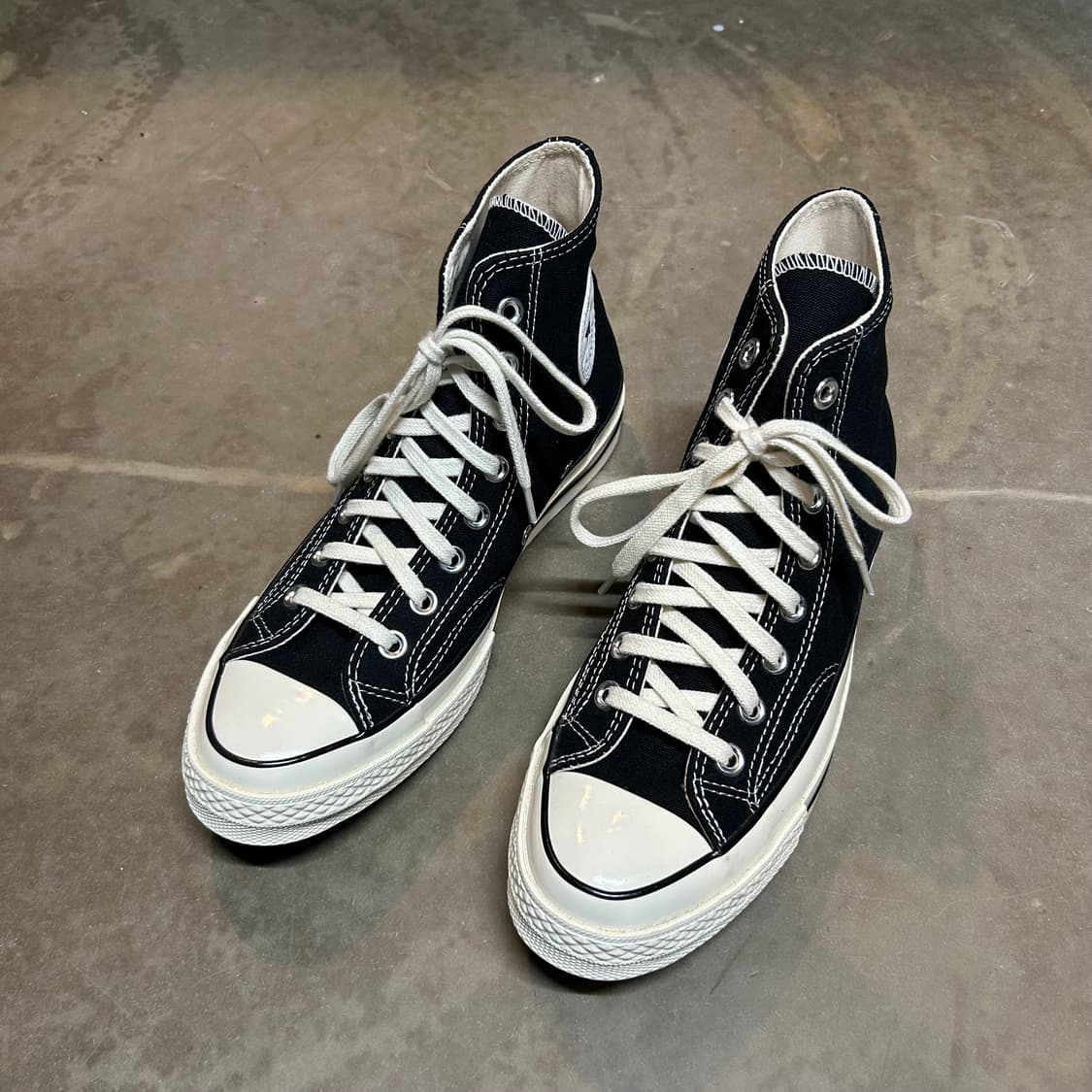 255) 컨버스 척테일러 척 70 블랙 신발 스니커즈 새상품급 상품이미지4