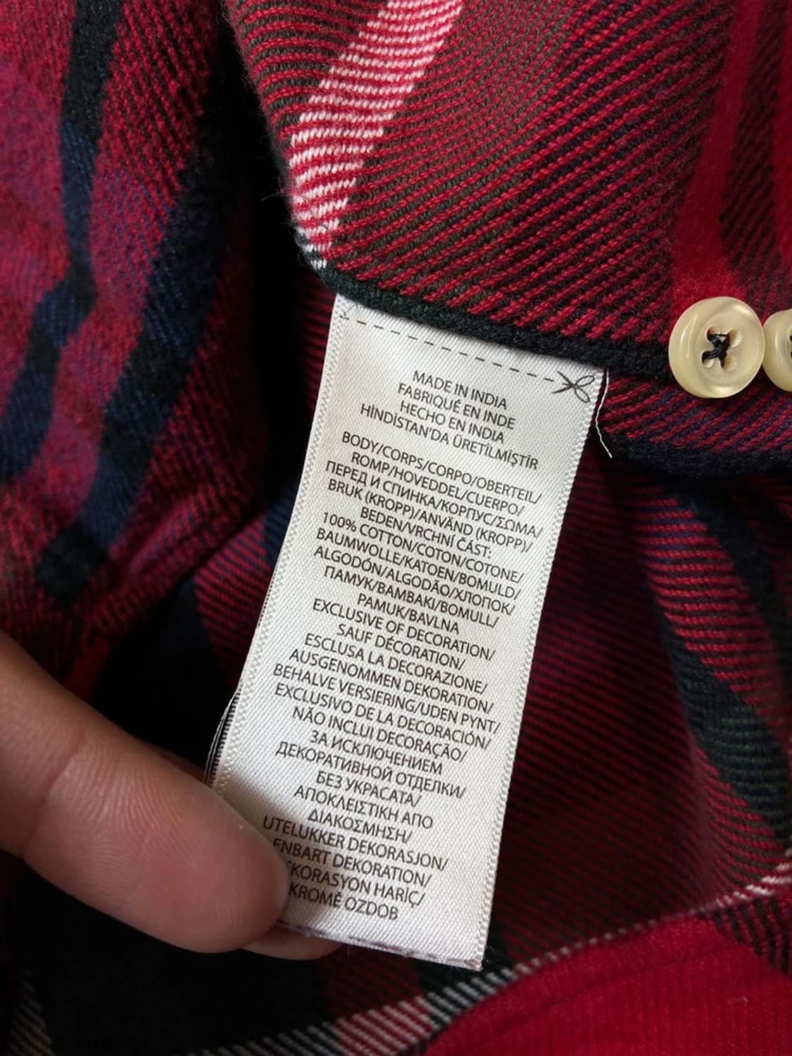 폴로 랄프로렌 플란넬 큐알 신형 클래식핏 남방 PN8249 상품이미지8