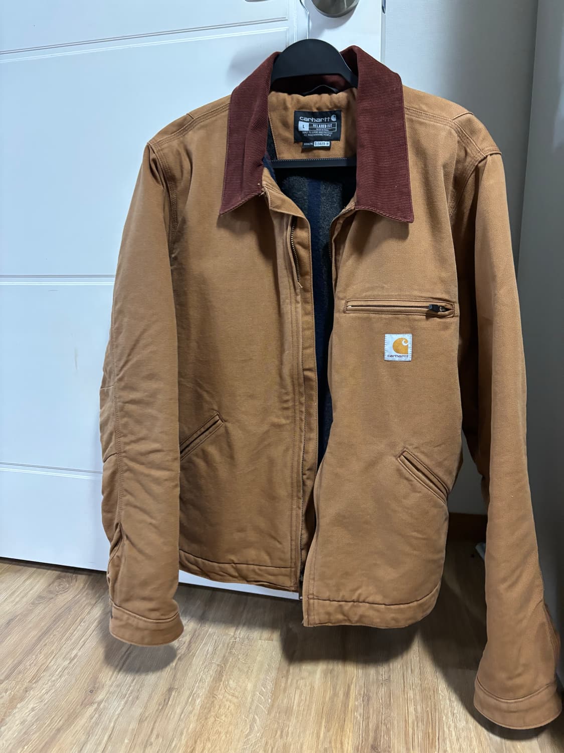칼하트 디트로이트 자켓 브라운 L 상품이미지1