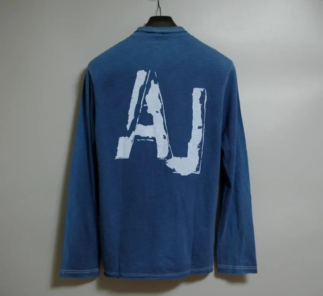 아르마니진  그라데이션 티셔츠 M 상품이미지3