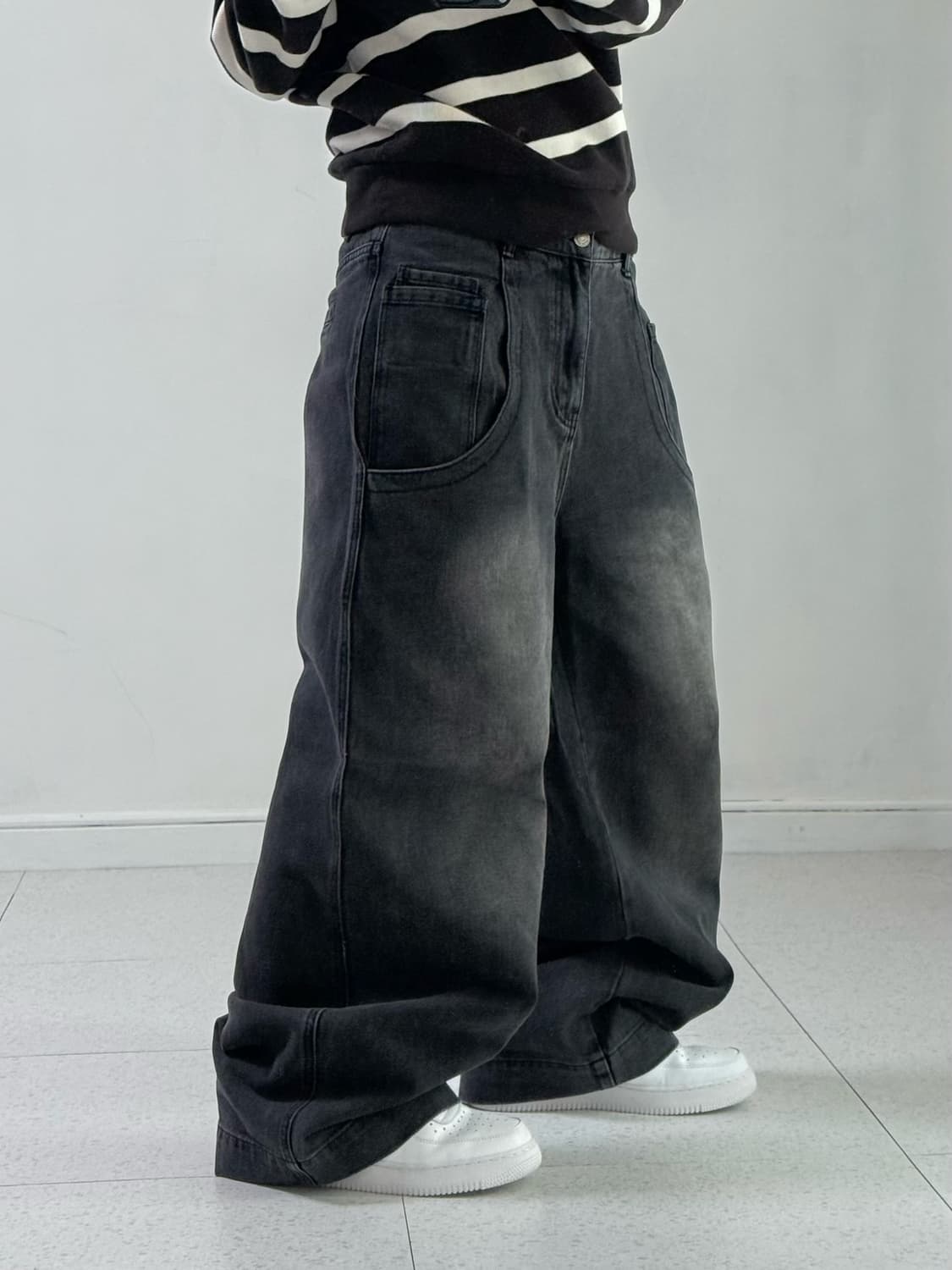 빈티지 루즈핏 워싱 팬츠 상품이미지2