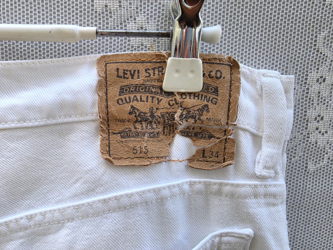90s 리바이스 515 화이트진 (made in japan) 상품이미지5