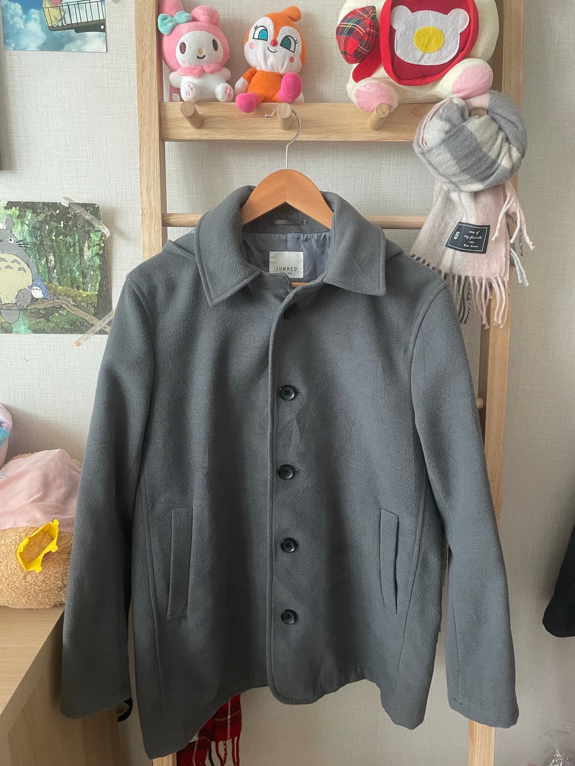 모리걸 빈티지 도쿄모리 그레이 숏코트 🩶🩶 상품이미지2