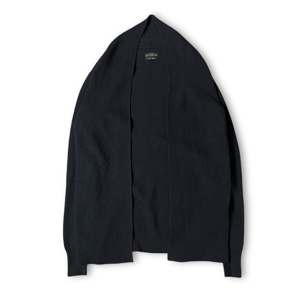 빈티지 네이비 니트 숄카라 가디건 XS 상품이미지1